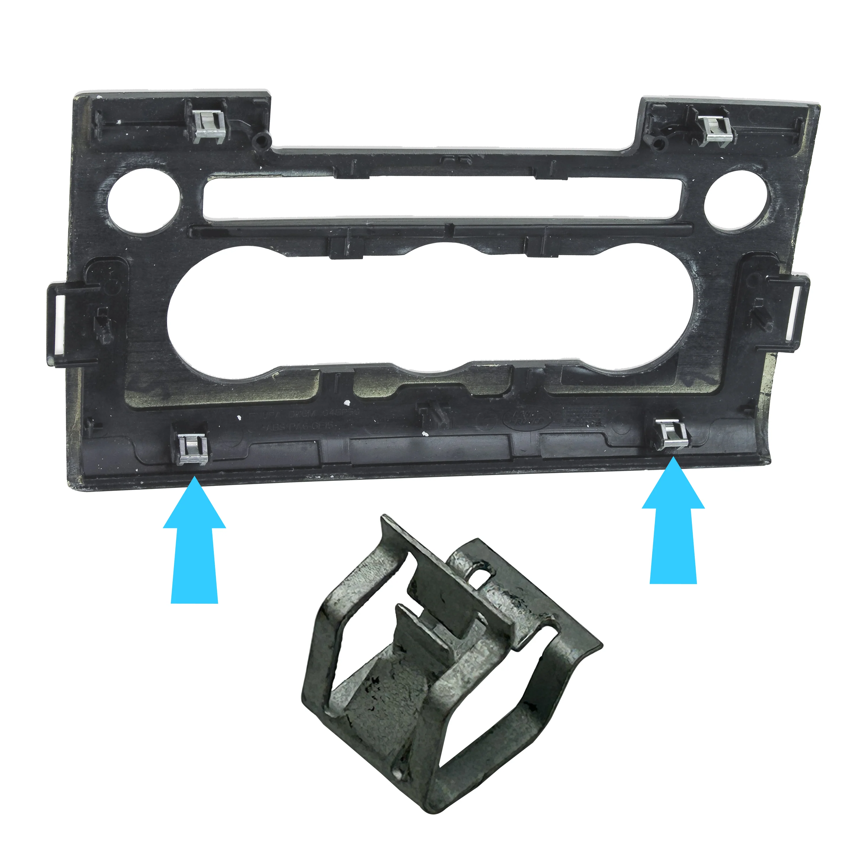 Genuine 5pc Centre Console Fascia Panel Metal Fixing Clips for Range Rover Sport L494 - Image 5