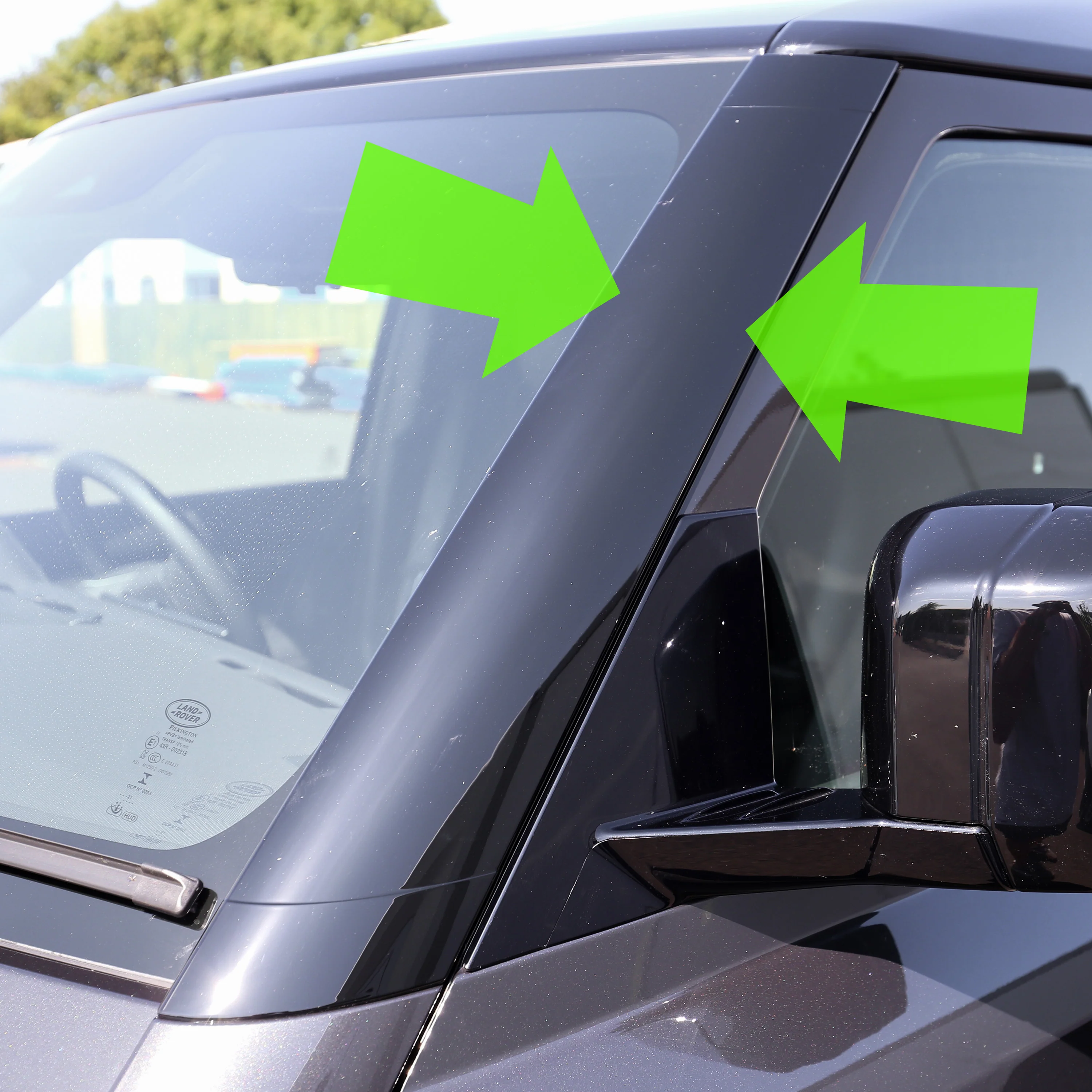 Genuine A Pillar Finisher in Gloss Black for Land Rover Defender L663 - LEFT - Image 3