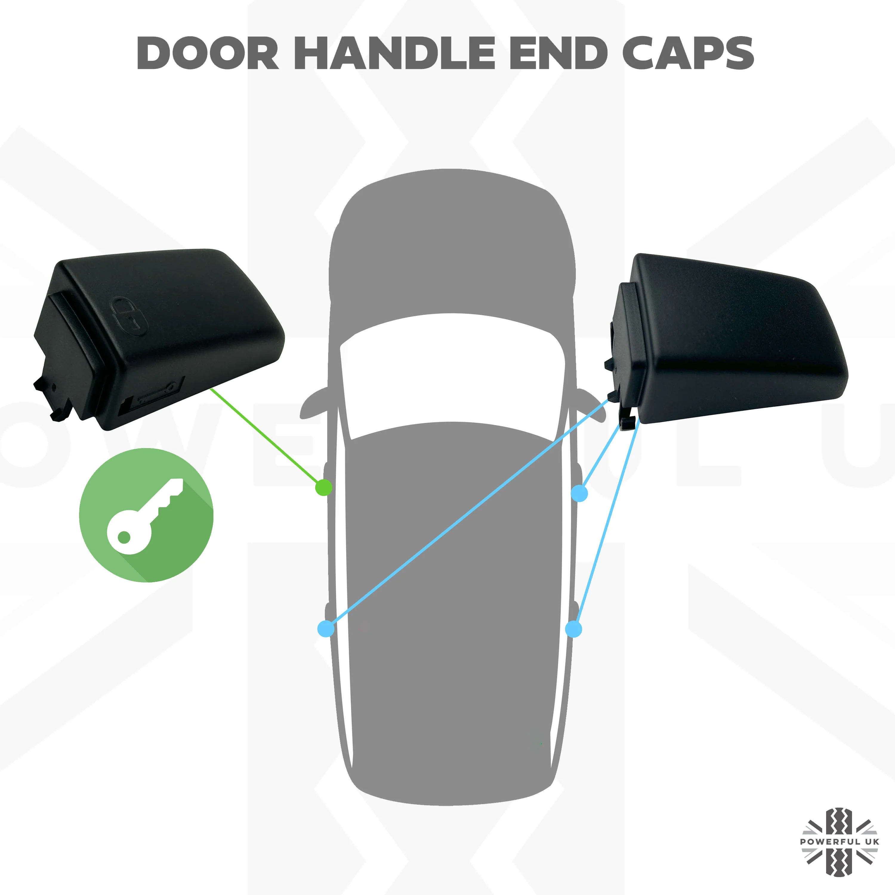 Genuine Door Handle END Piece in Primer for Range Rover Sport L320 - Image 9