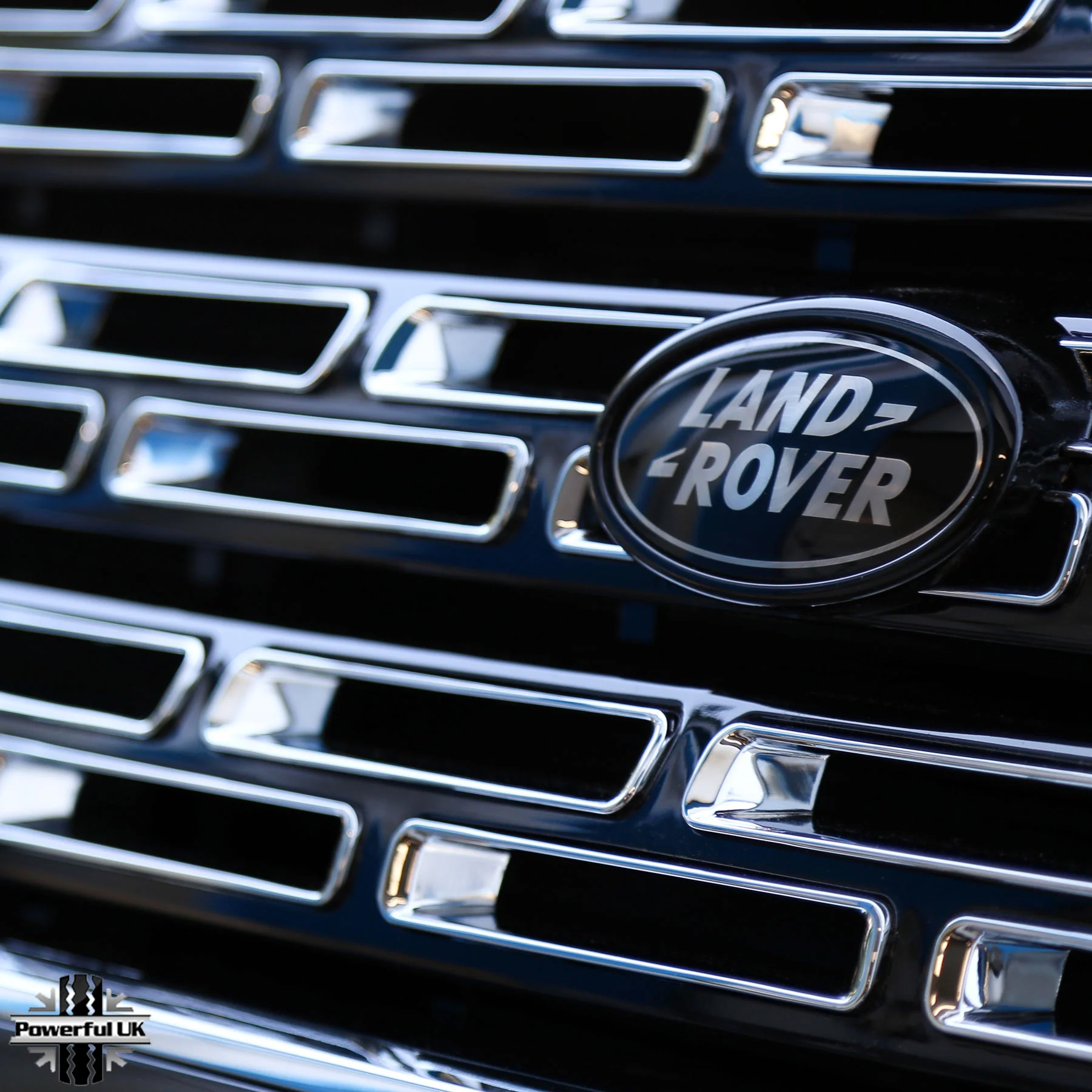 Genuine Front Grille Badge - Black & Silver - for Range Rover L405 - Image 4