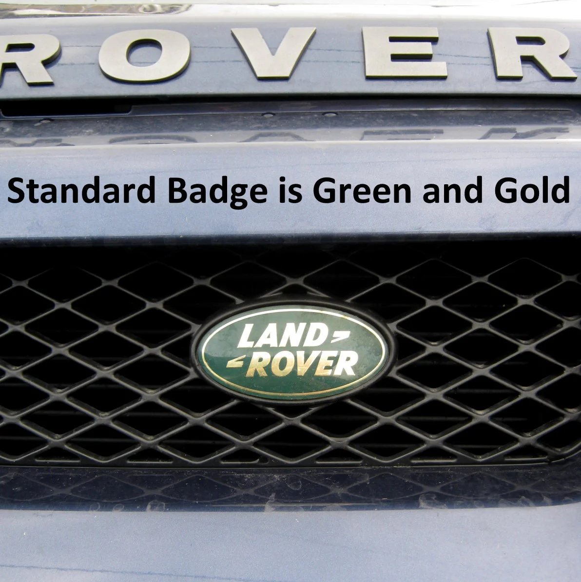 Genuine Front Grille Badge - Green & Gold - for Land Rover Freelander 1 - Image 4