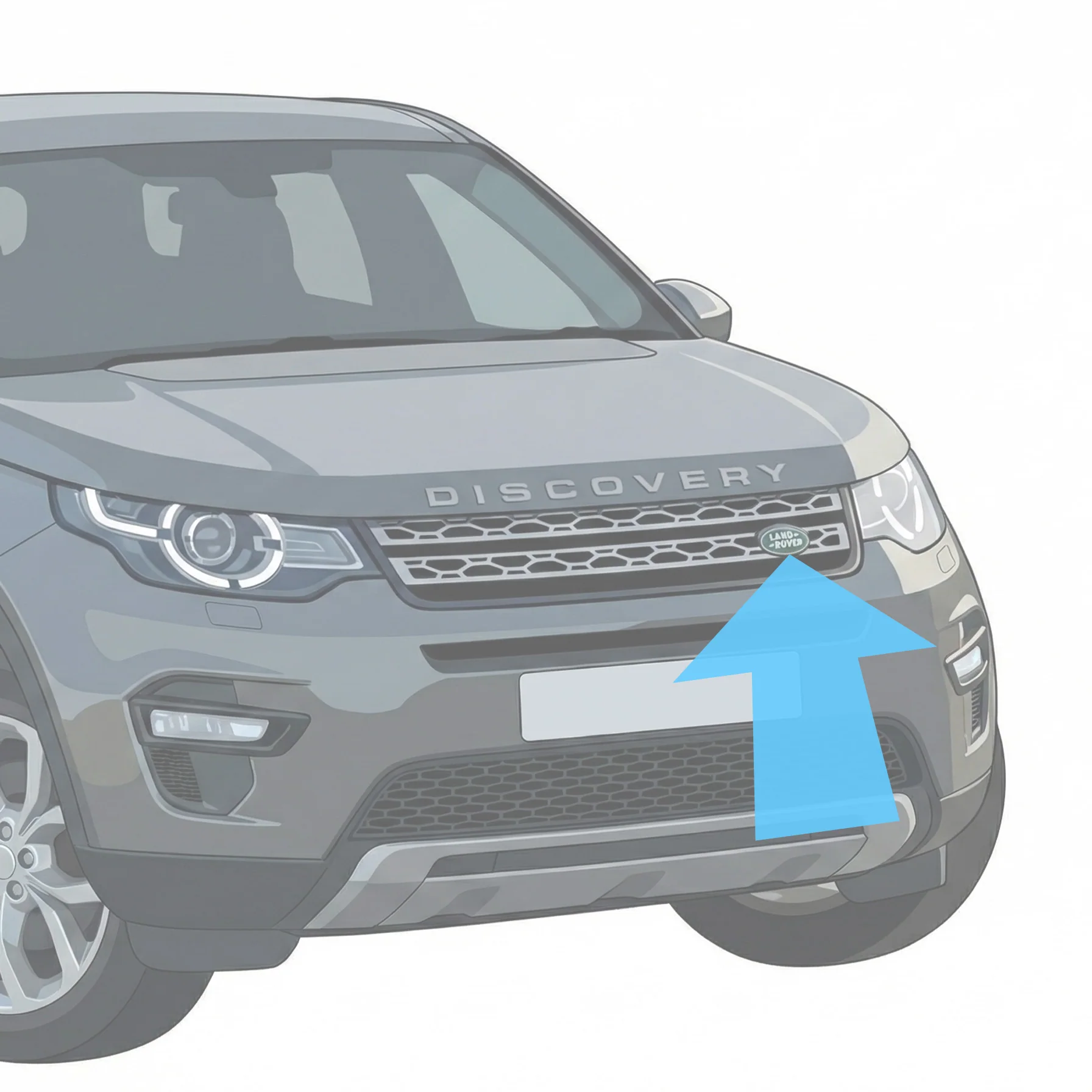 Genuine Front Grille Badge - Green & Silver - for Land Rover Discovery Sport - Image 7