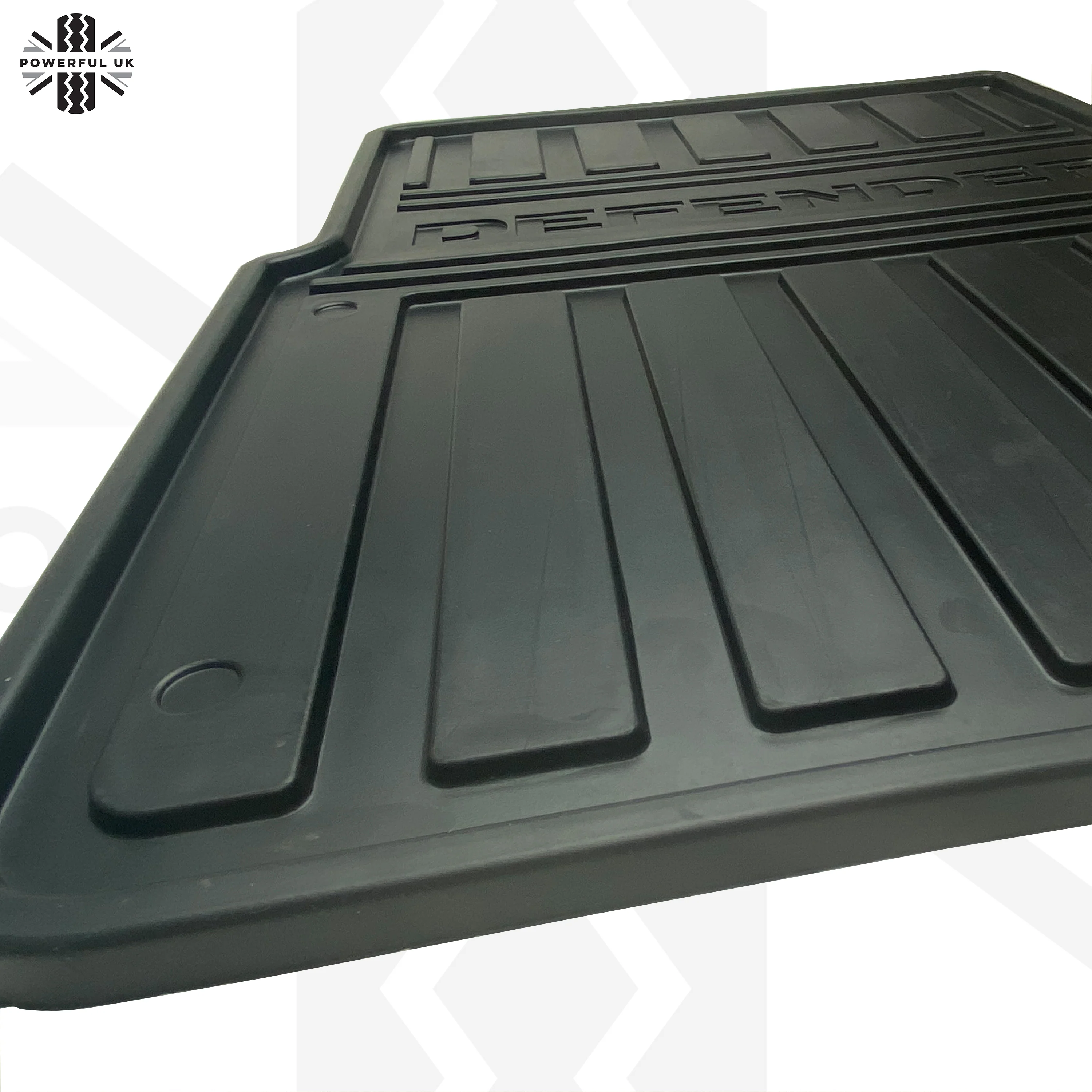 Genuine Front Rubber Floor Mats for the Land Rover Defender 2012 - 2016 - Image 5