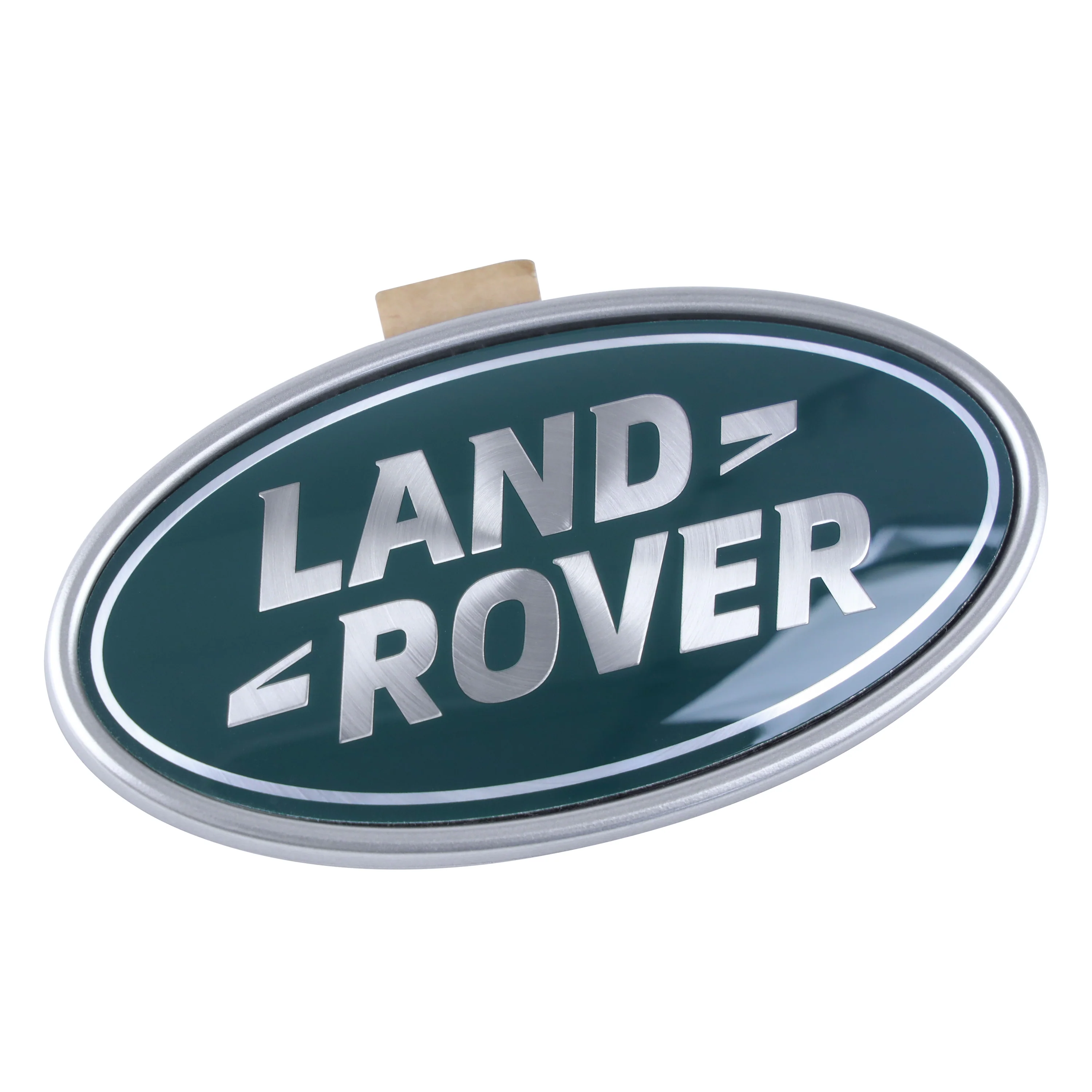 Genuine Green & Silver Badge on Silver Plinth for Land Rover Defender L663