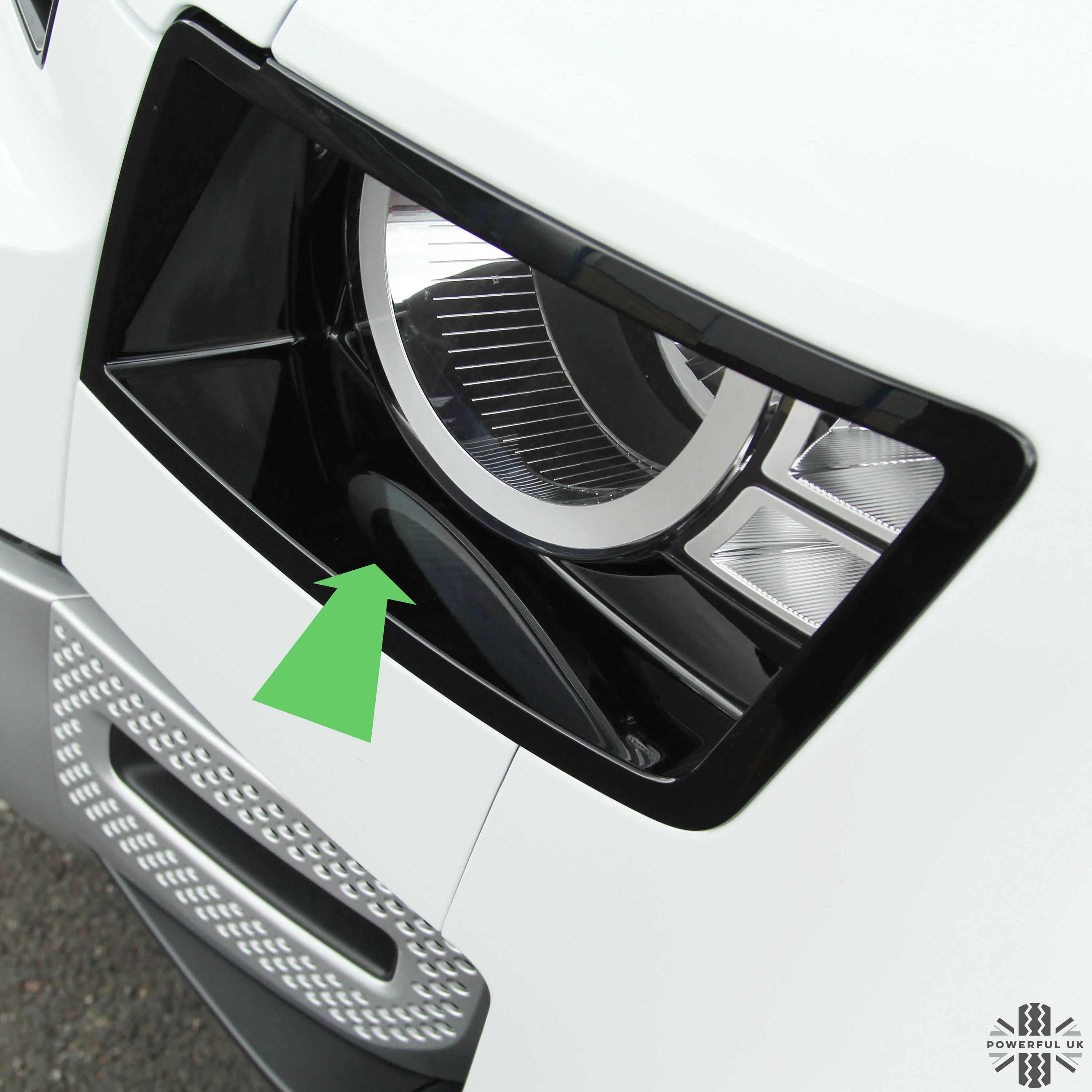 GENUINE Headlight Surround 'NO Washer' for Land Rover Defender L663 - LEFT - Image 3