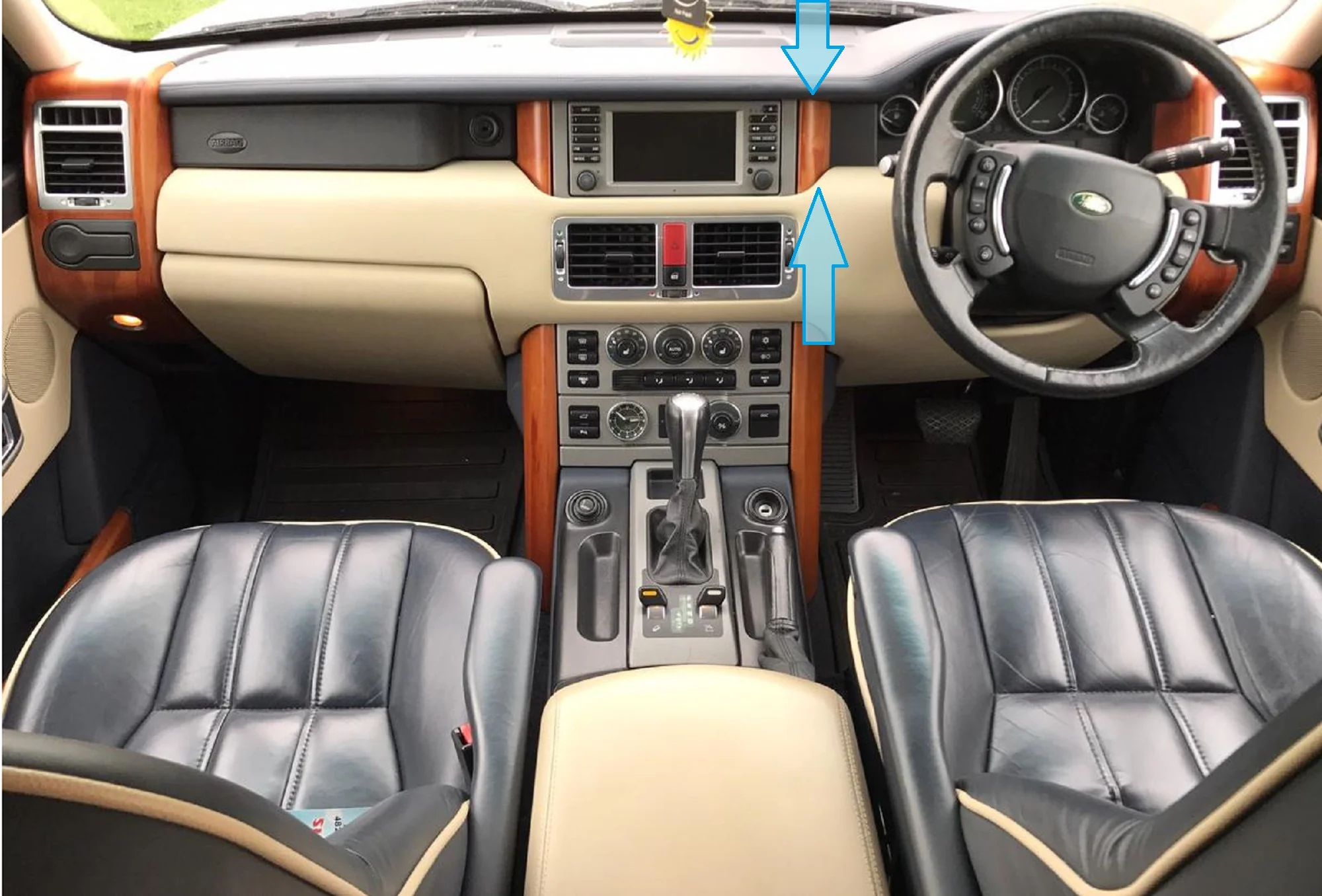 Genuine Interior Screen Surround in Prussian Blue for Range Rover L322 2002-05 - Right - Image 4