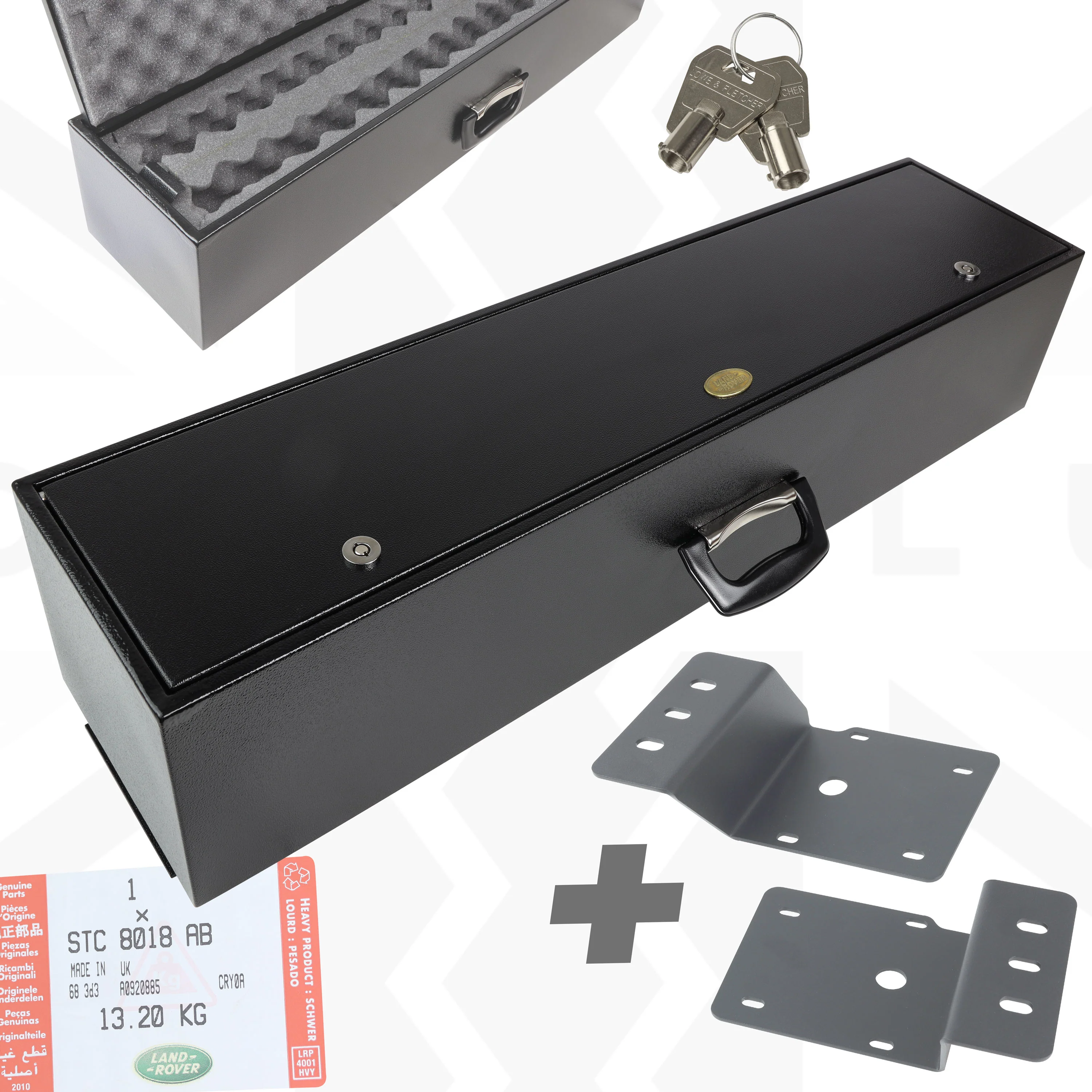 Genuine Land Rover Gun/Security Box + Custom Brackets for Defender L663(110)