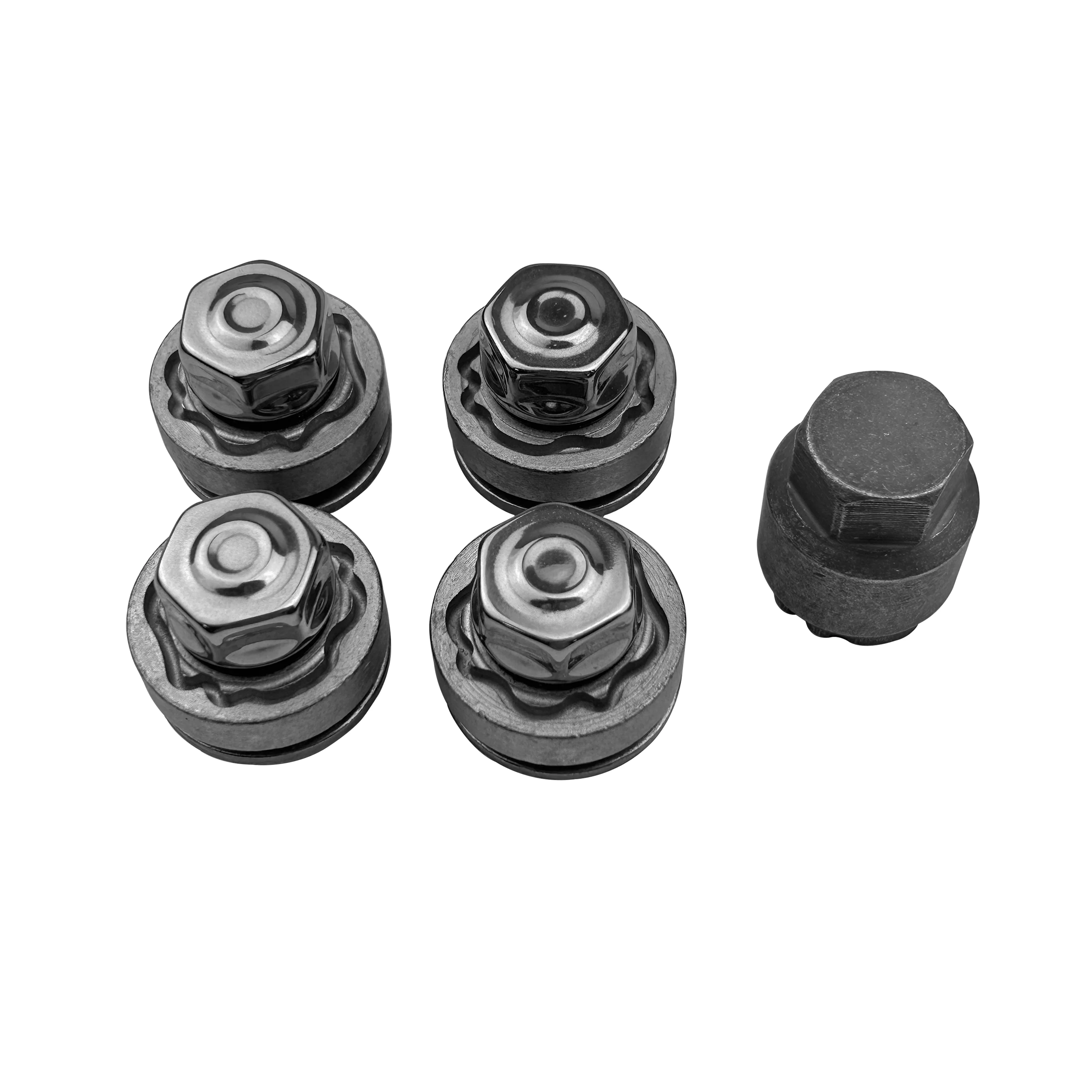 Genuine Locking Wheel Nut Key + 4x Locking Nuts Kit for Range Rover L405 - Image 4
