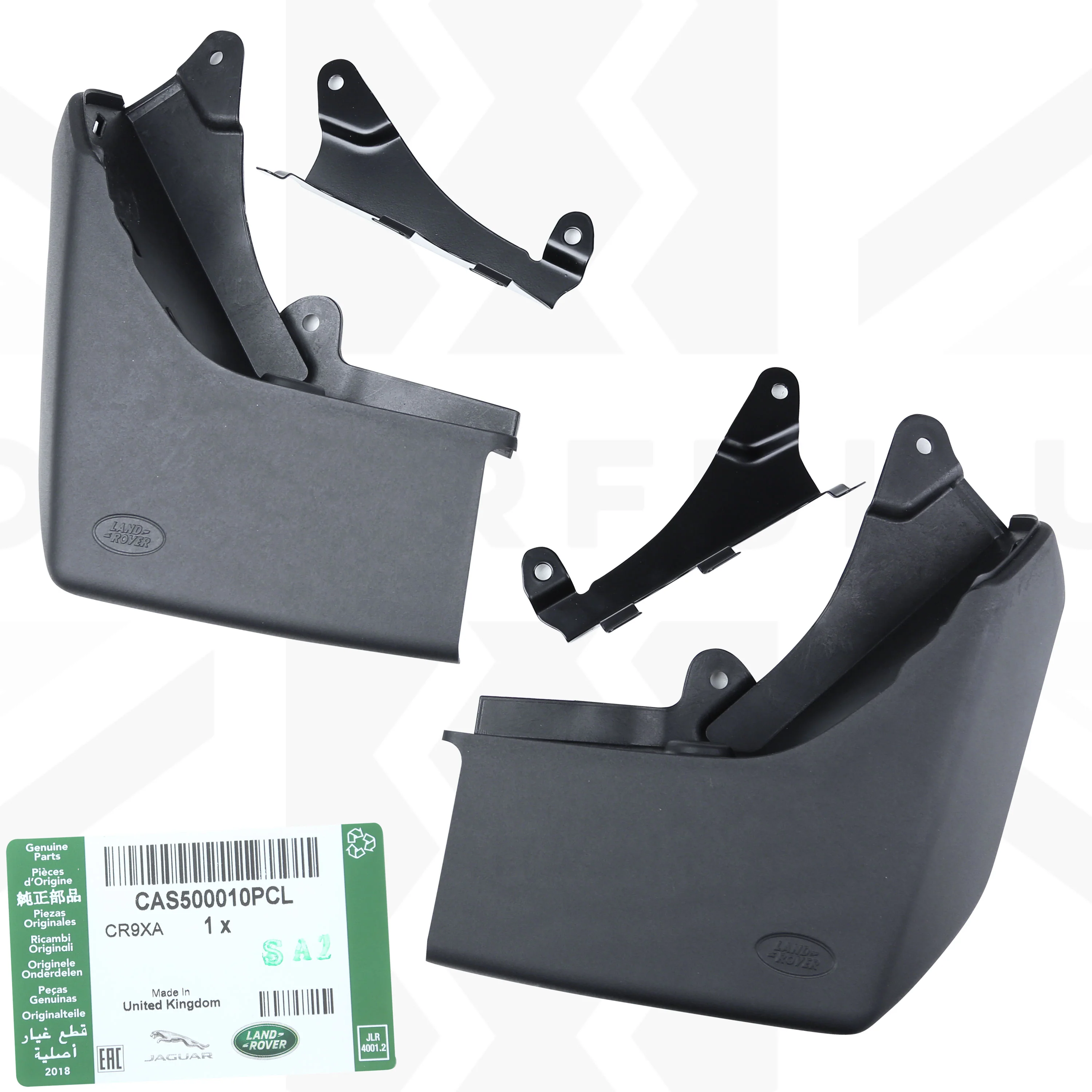 Genuine Mudflap Kit - Front - for Land Rover Discovery 3 & 4