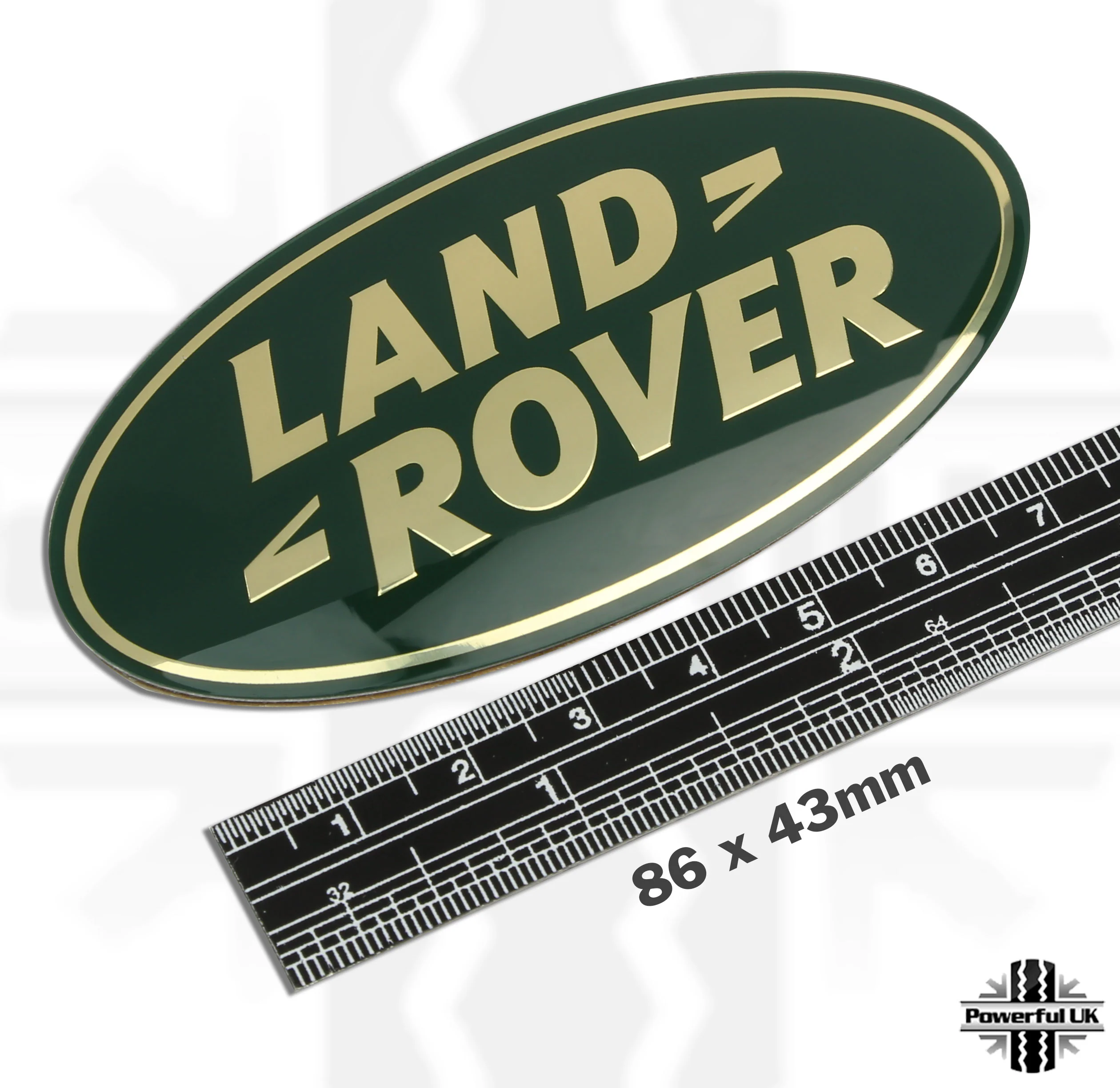 Genuine Rear Door Badge - Green & Gold - for Land Rover Freelander 1 - Image 7