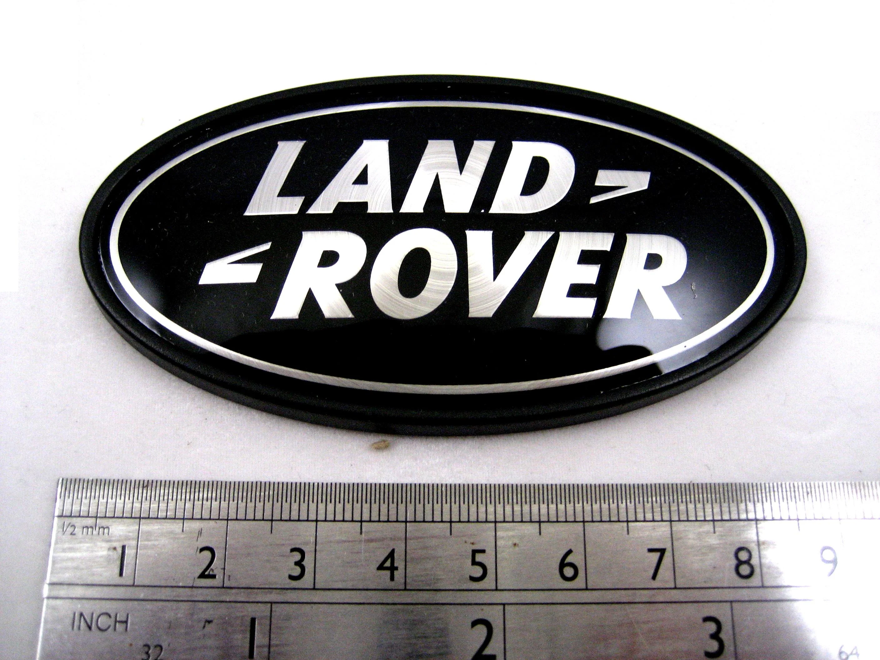 Genuine Rear Tailgate Badge - Black & Silver - for Range Rover L322 - Image 4