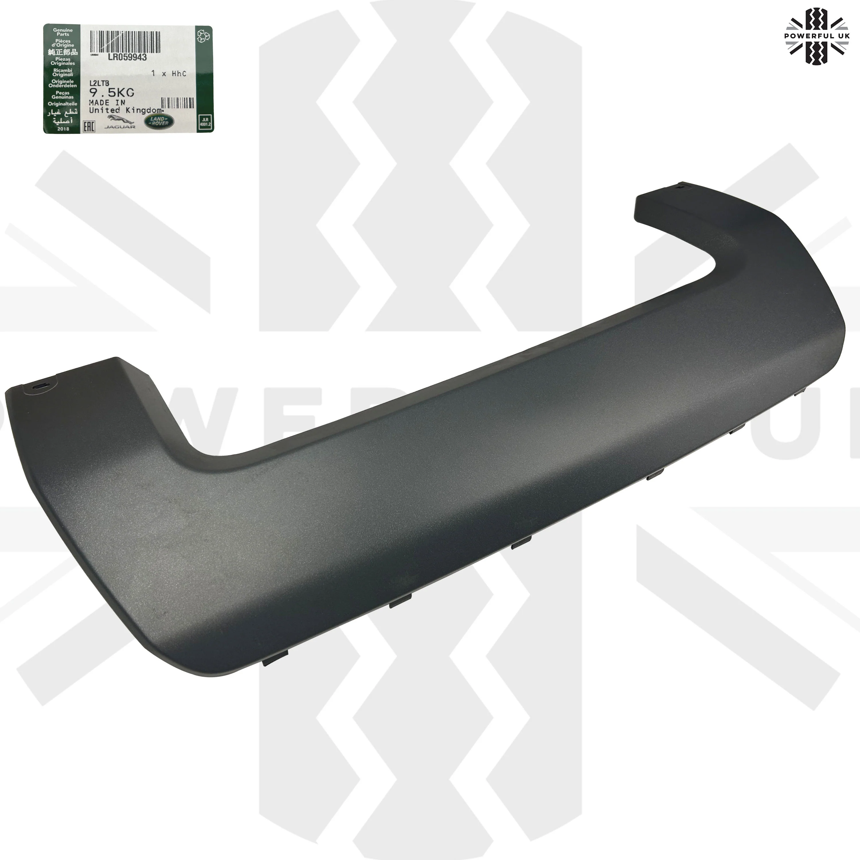 Genuine Rear Tow Eye Cover in Dark Silver for Range Rover Sport L494 (2014-2017) - Image 6