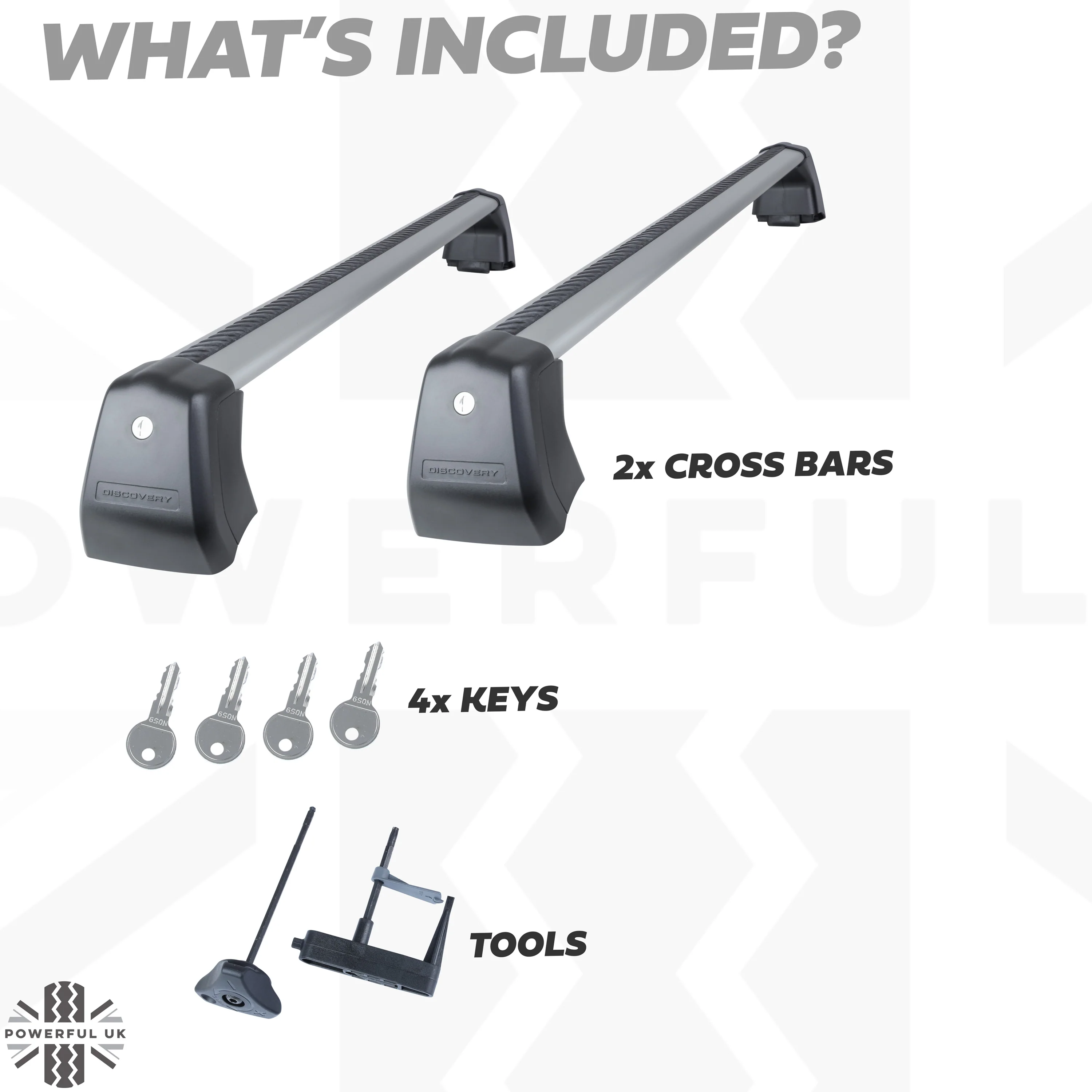Genuine Roof Cross Bar Kit for Land Rover Discovery 5 - Image 3
