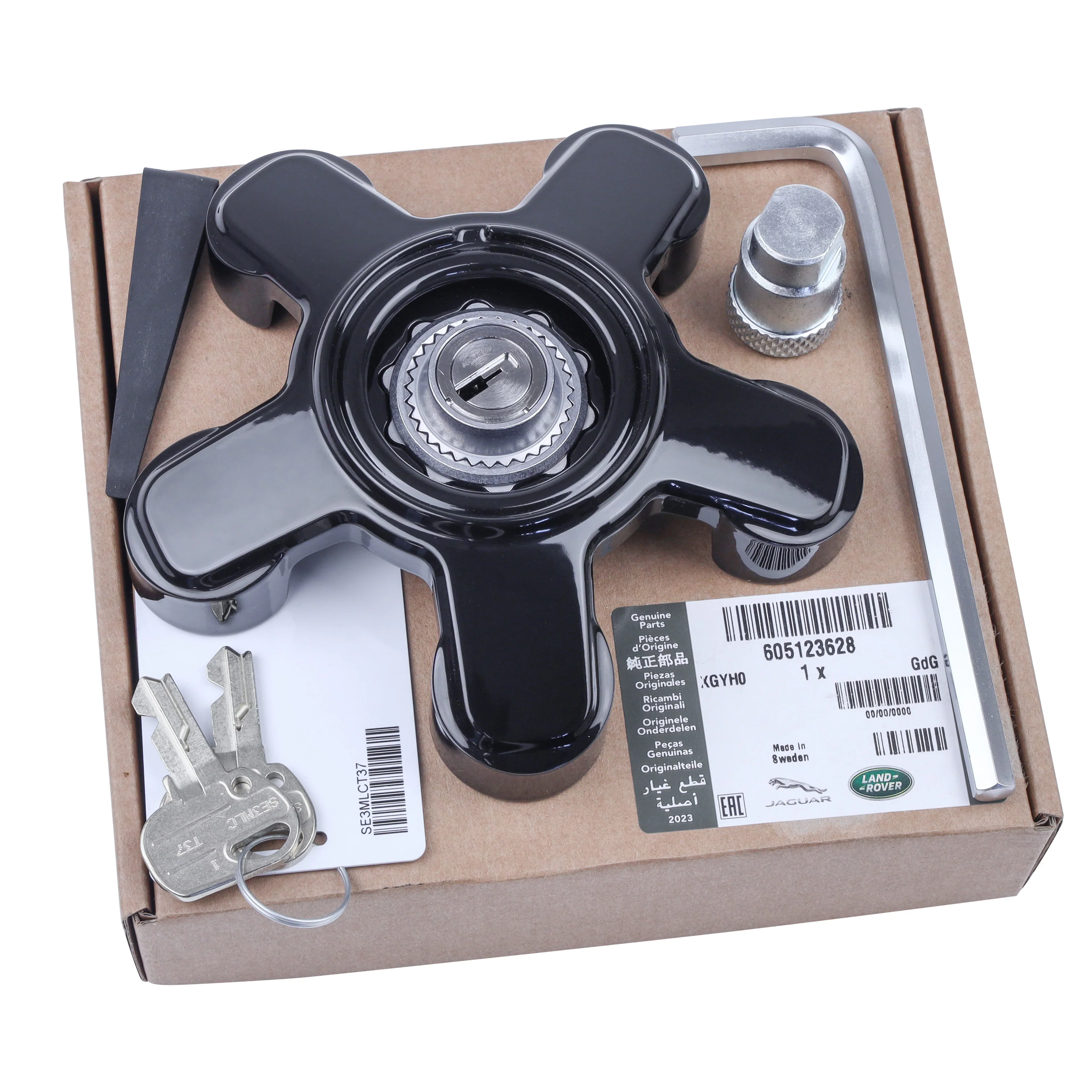 Genuine Spare Wheel Lock Kit for Land Rover Defender L663 - fits OCTA wheels - Image 5