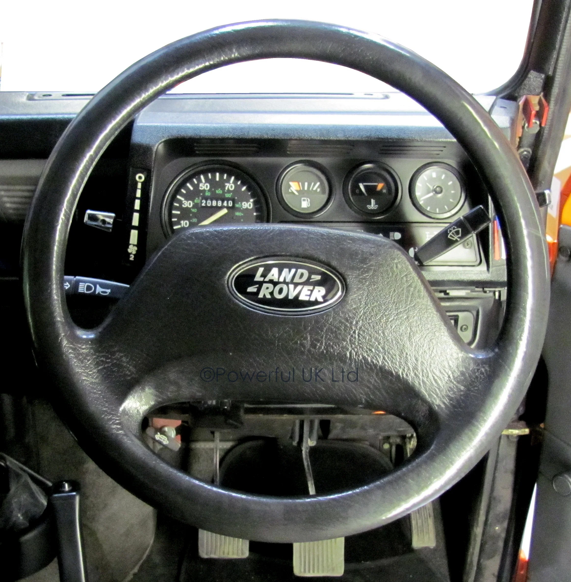 Genuine Steering Wheel Badge - Black & Silver - for Land Rover Defender - Image 3