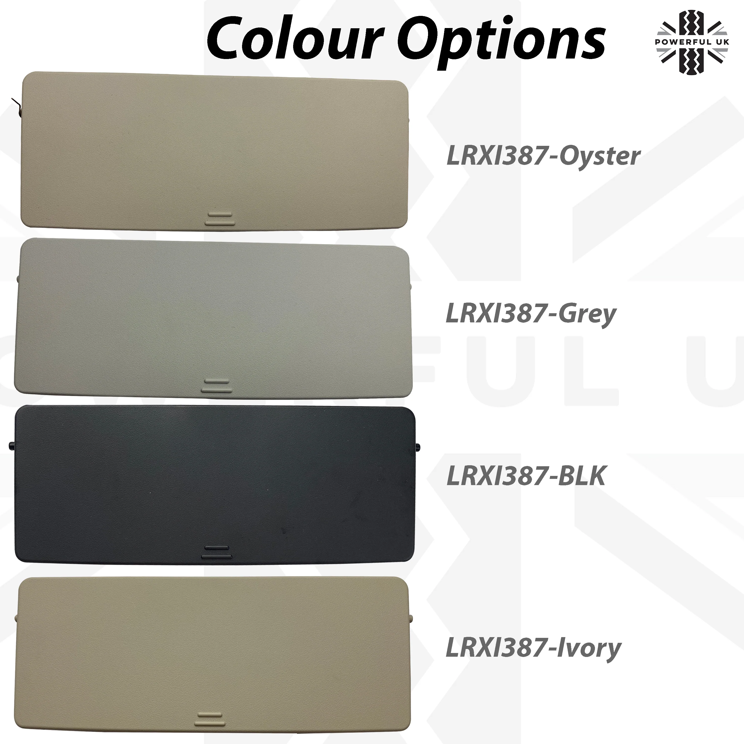 Genuine Sunglasses Holder Upgrade / Repair kit for Land Rover Discovery Sport - Ivory - Image 6
