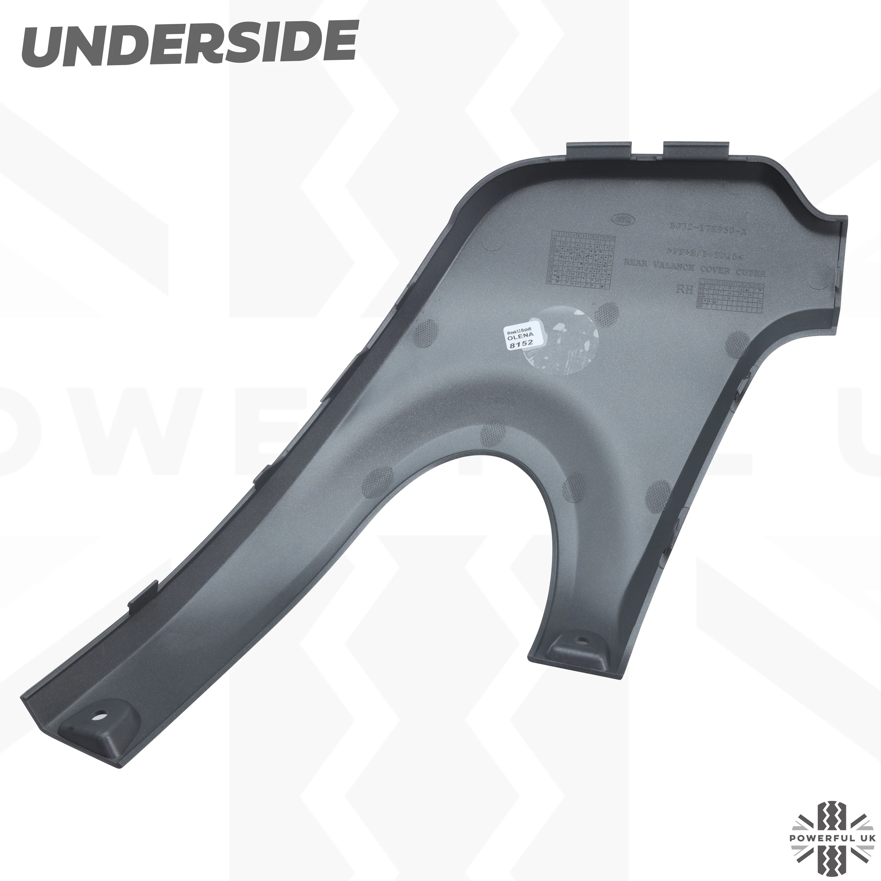 Genuine Tow Eye Cover for Range Rover Evoque Pure/Prestige/SE/SE Tech - with exhaust cut-out - Image 4