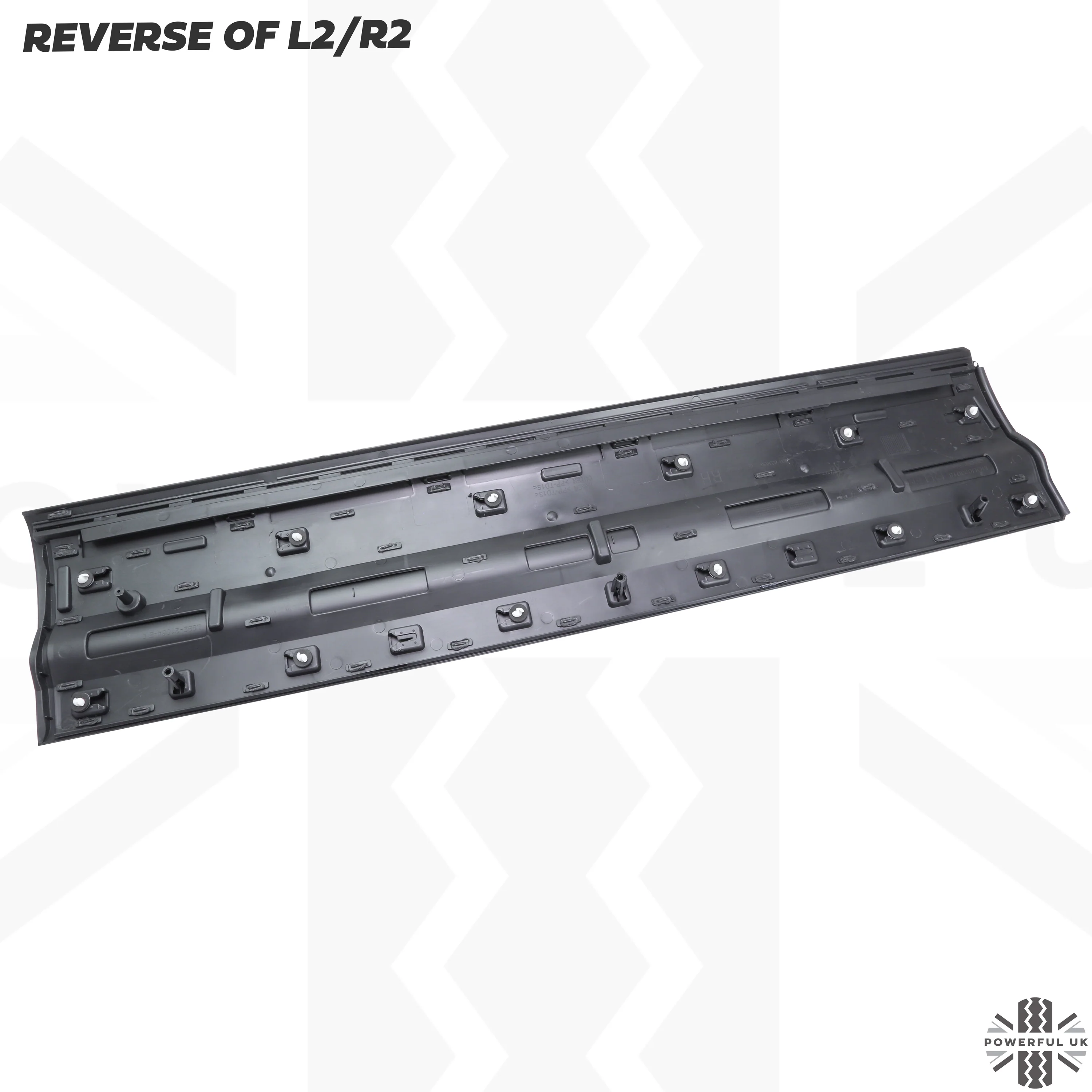 Gloss Black Lower Door Moulding 6pc Kit (Aftermarket) for Land Rover Defender L663 (110+130 Models) - Image 5