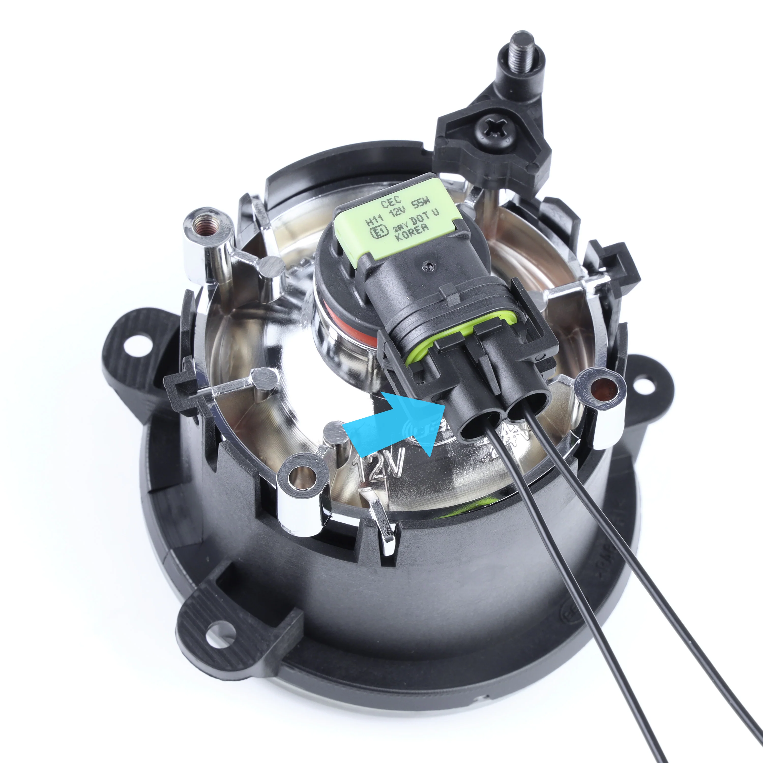 H11 Bulb Connector with Pre- fitted Wires - Image 4