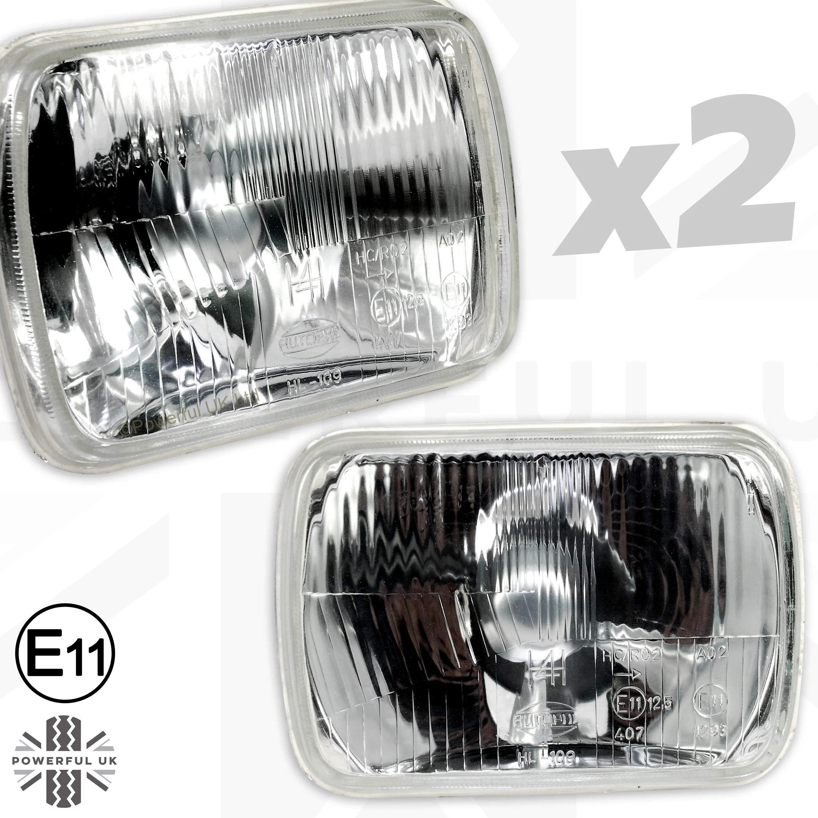 Halogen Headlight Mitsubishi L200 (Early Type) - PAIR - RHD