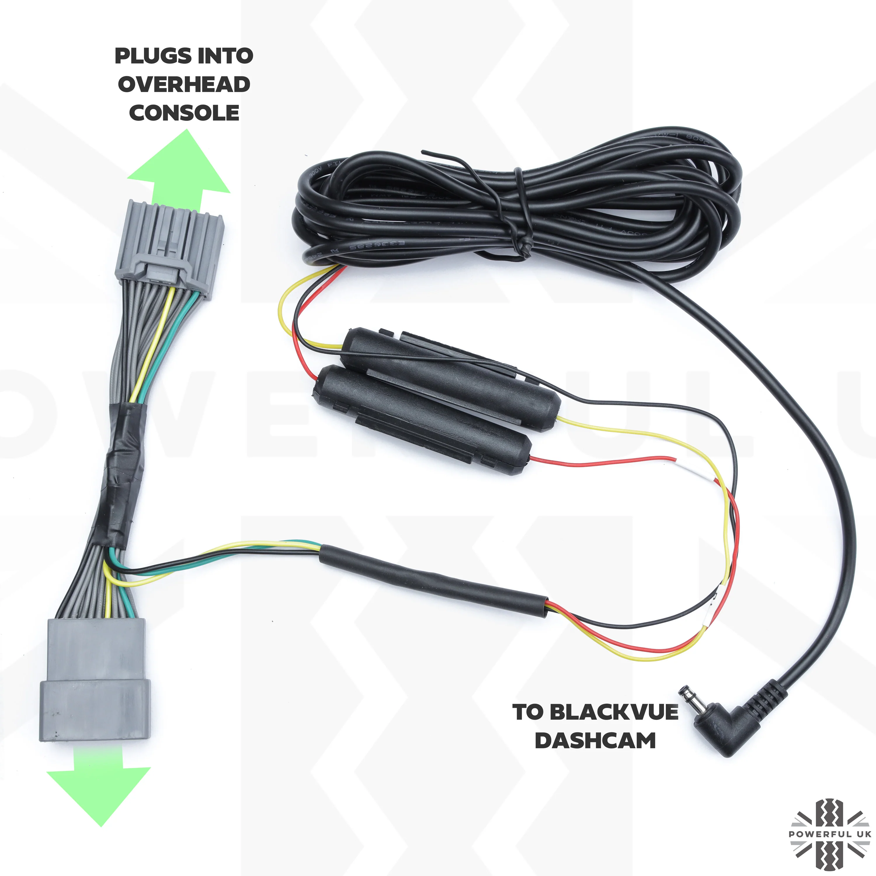 Hardwire Kit for Blackvue Dashcam for Jaguar XF with EARLY overhead console (2009-15) - Image 3