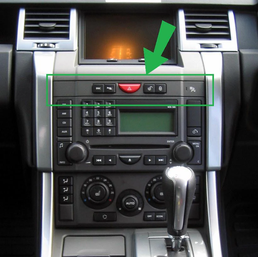 Hazard Switch Panel - Carbon Effect (2+2) for Range Rover Sport - Image 4