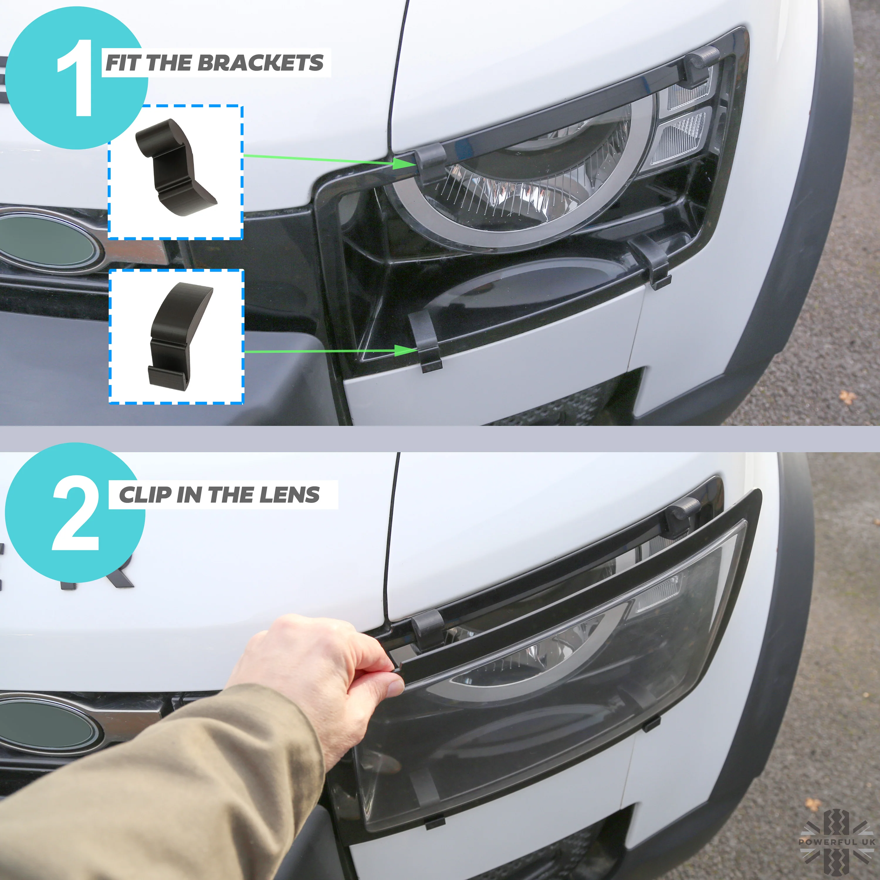Headlight Guard Kit for Land Rover Defender L663 - Image 6
