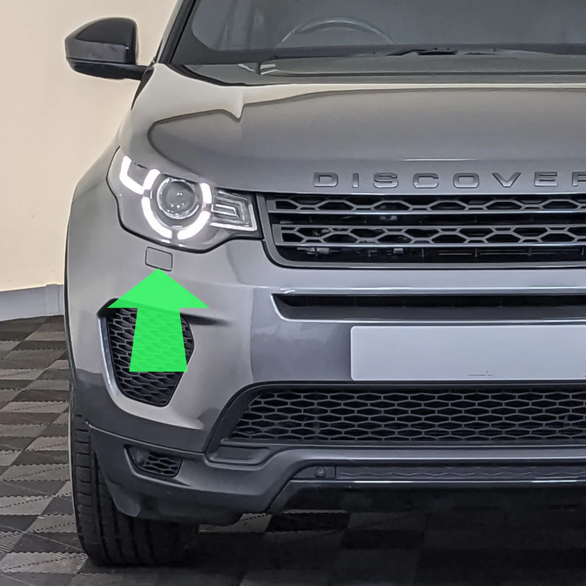 Headlight Washer Cover for Land Rover Discovery Sport 2015-19 with Power Wash - Right - Image 2