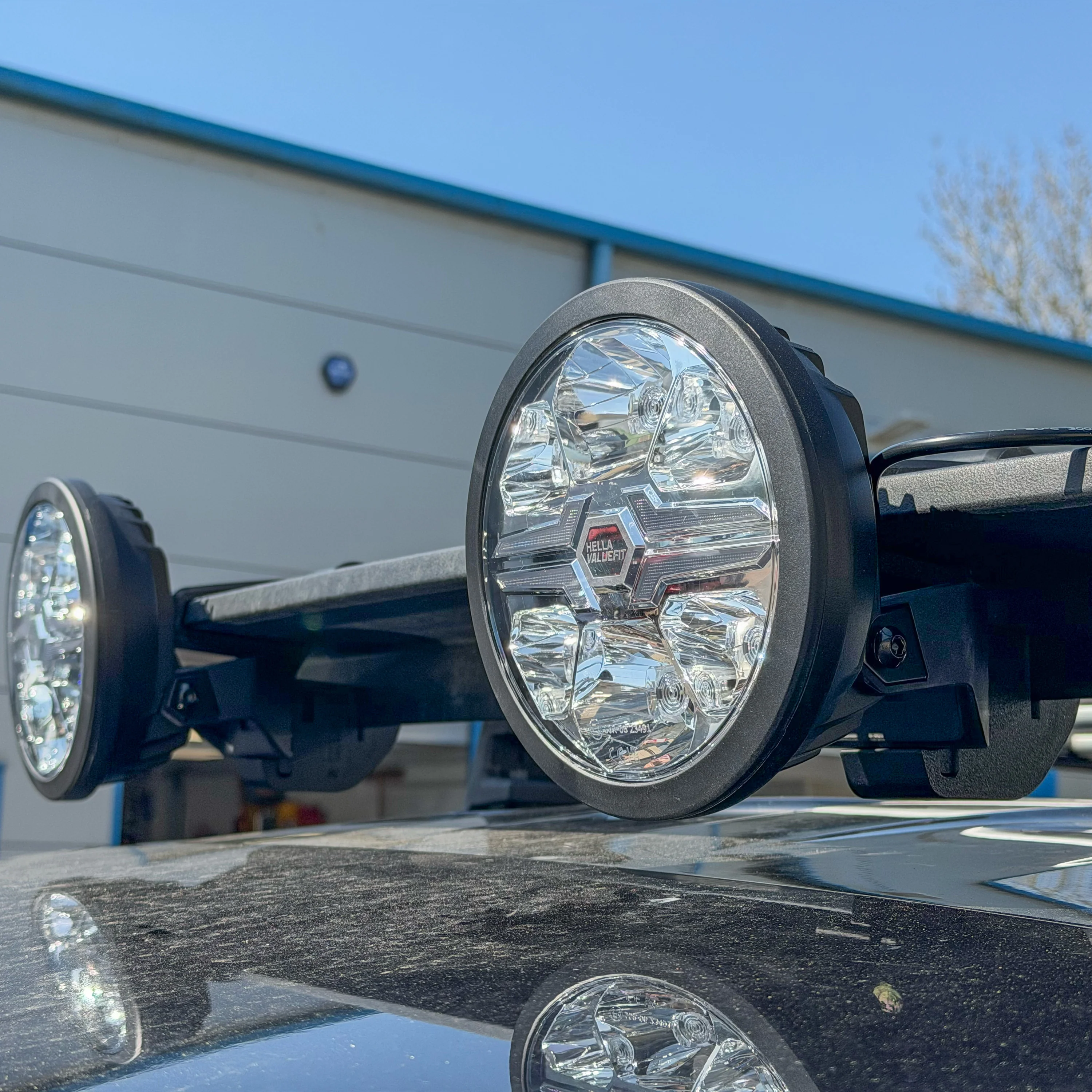 Hella Spotlight Mount Kit for Expedition Roof Rack for Land Rover Defender L663 - MOUNTS ONLY - Image 6