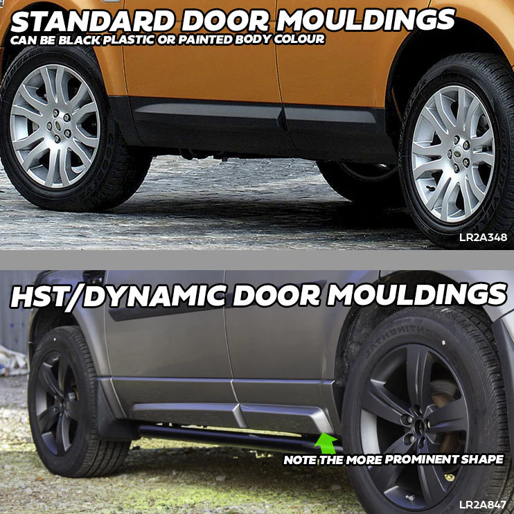 HST/Dynamic Lower Door Moulding 6pc Kit in Gloss Black for Land Rover Freeelander 2 - Image 9