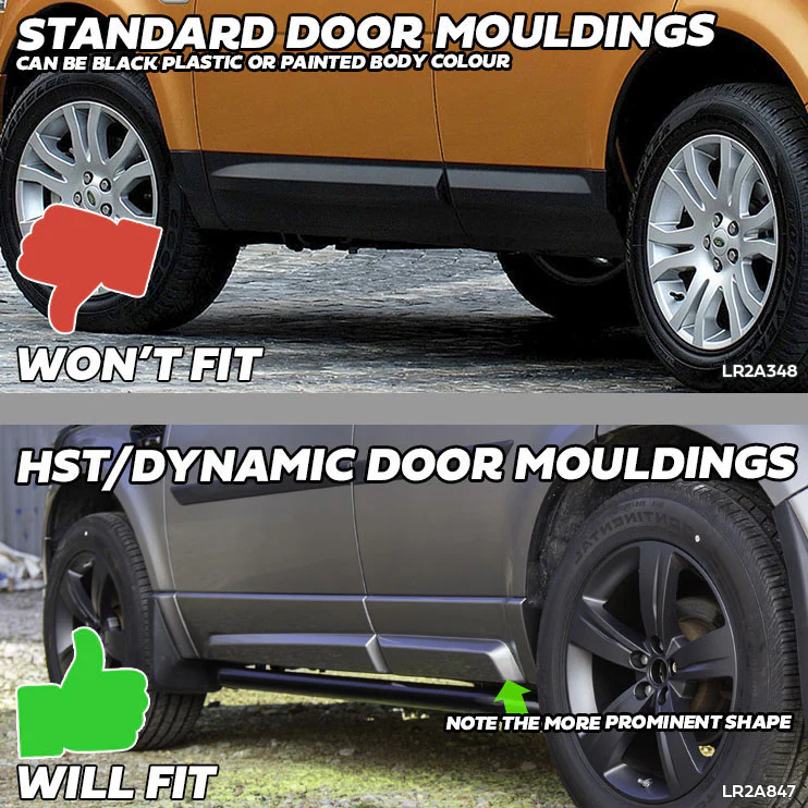HST/Dynamic Lower Door Moulding in Primer - Front Left Door - for Land Rover Freelander 2 - Image 5