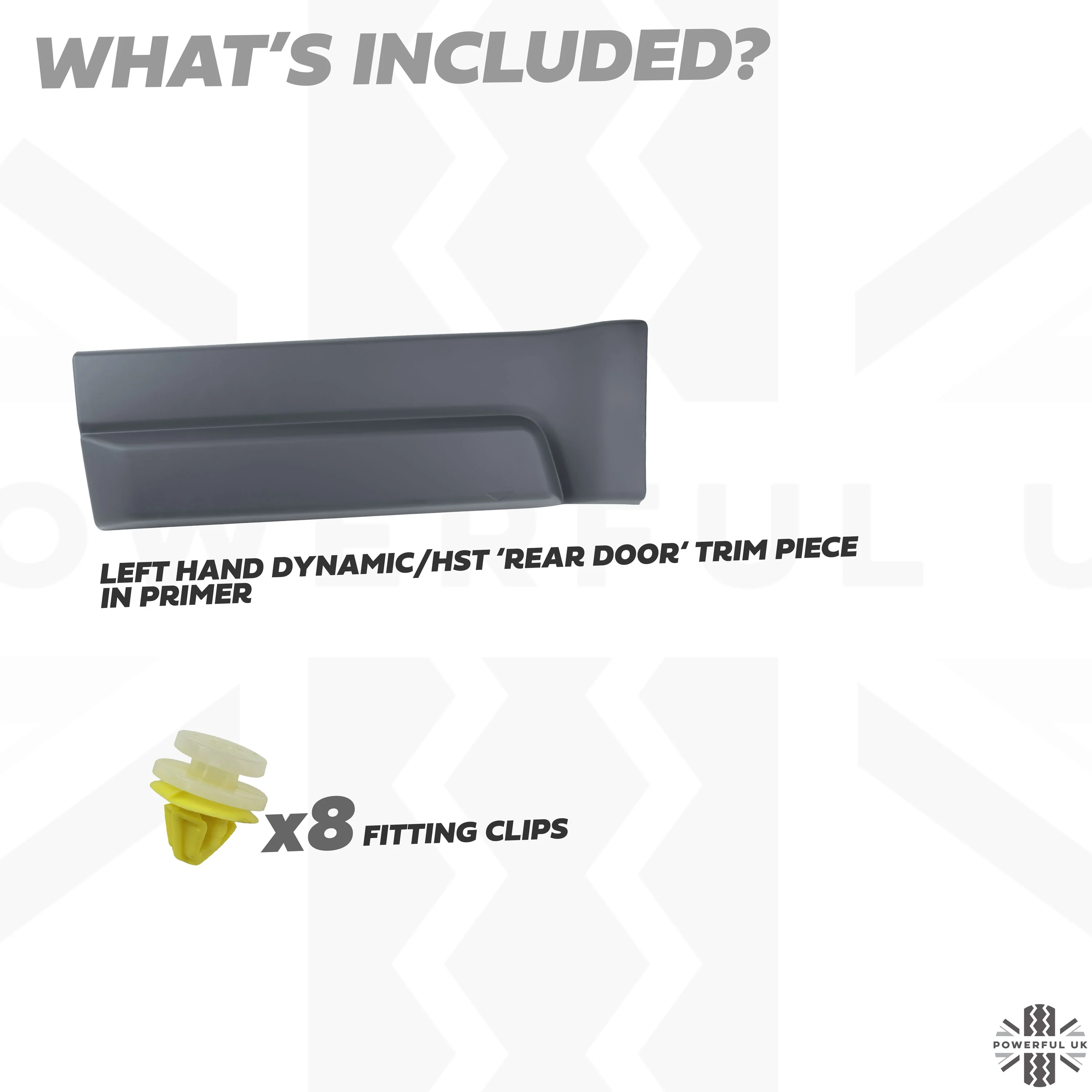 HST/Dynamic Lower Door Moulding in Primer - Rear Left Door - for Land Rover Freelander 2 - Image 3