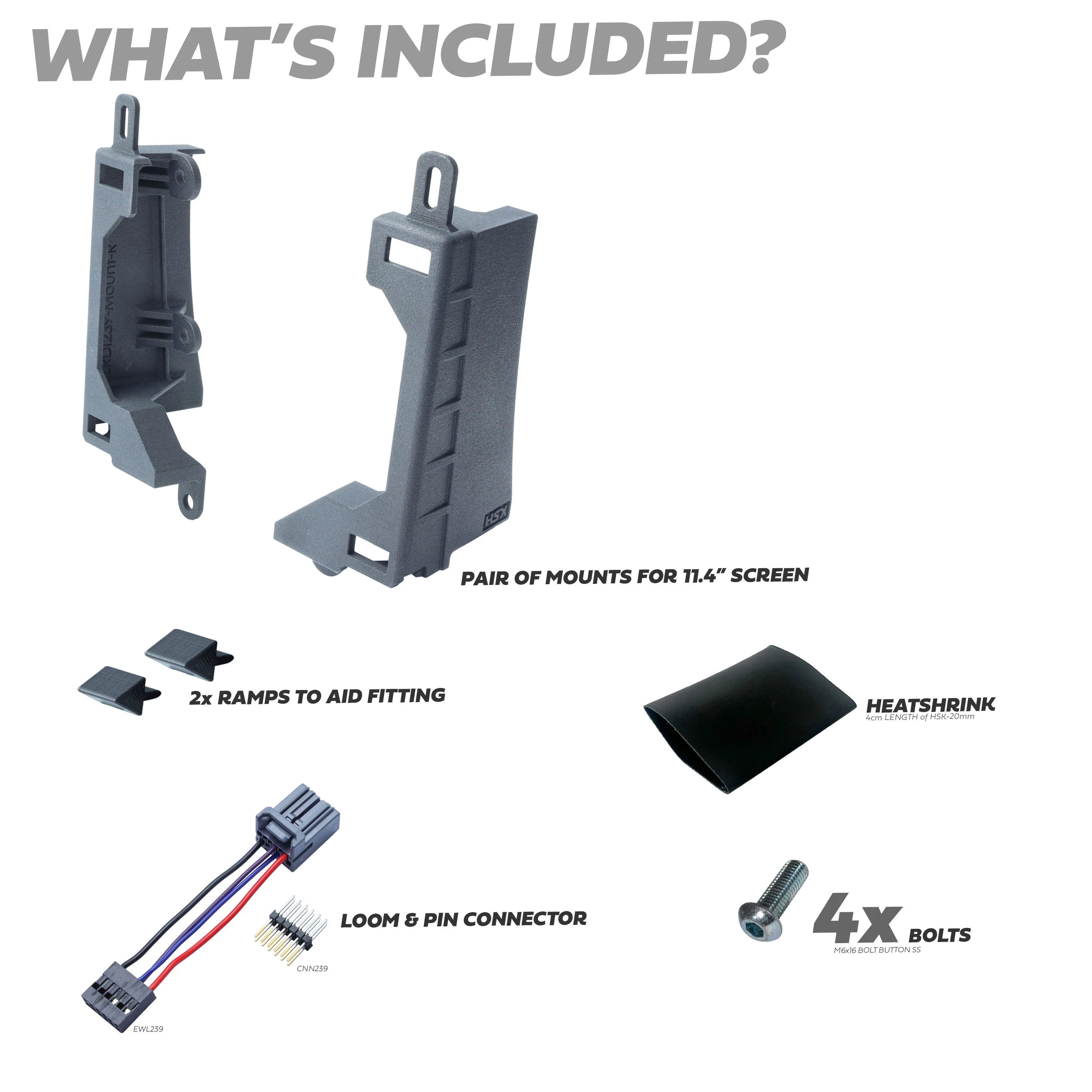 10" to 11.4" Infotainment Screen Kit for Land Rover Defender L663 (Brackets + Wiring Loom) - Image 4