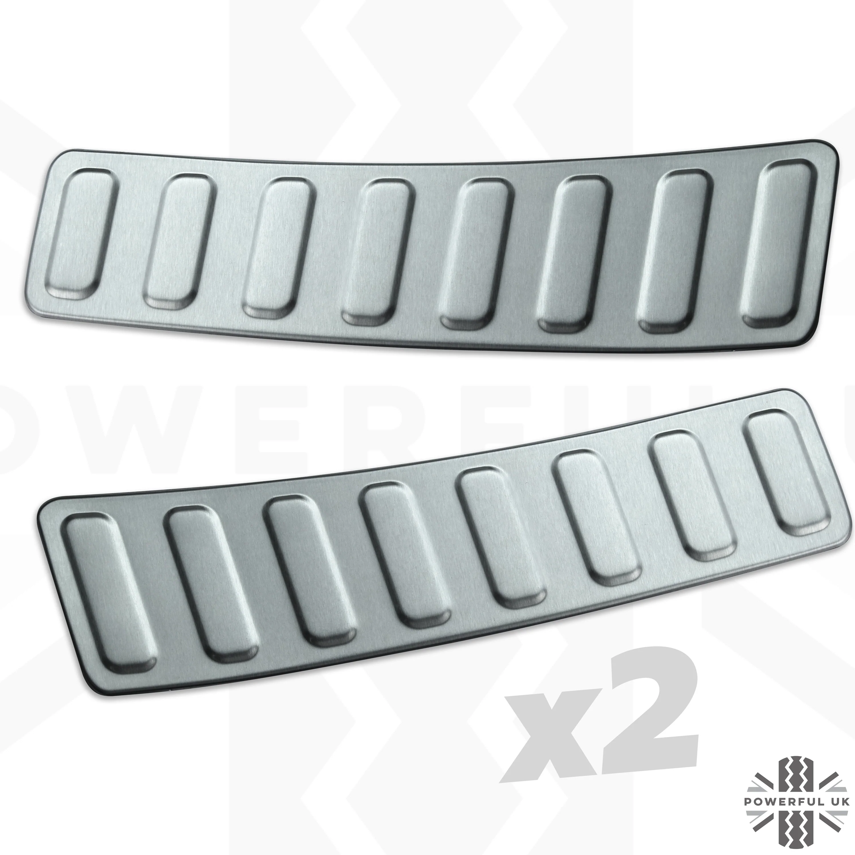 Interior Boot Threshold Finisher Trim Inserts - Stainless Steel - for Land Rover Discovery Sport - Image 2