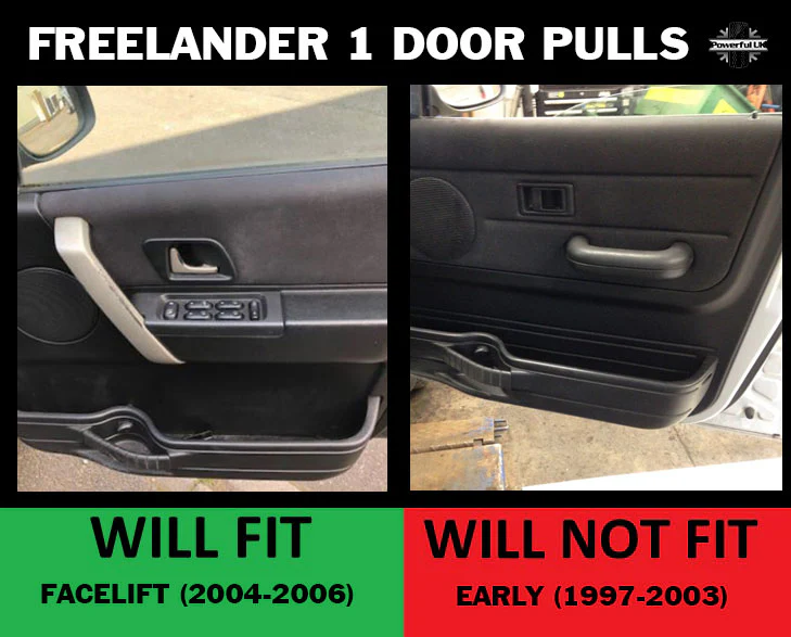 Interior door card pull trim champagne silver for Land Rover Freelander 1  - RH - Image 3