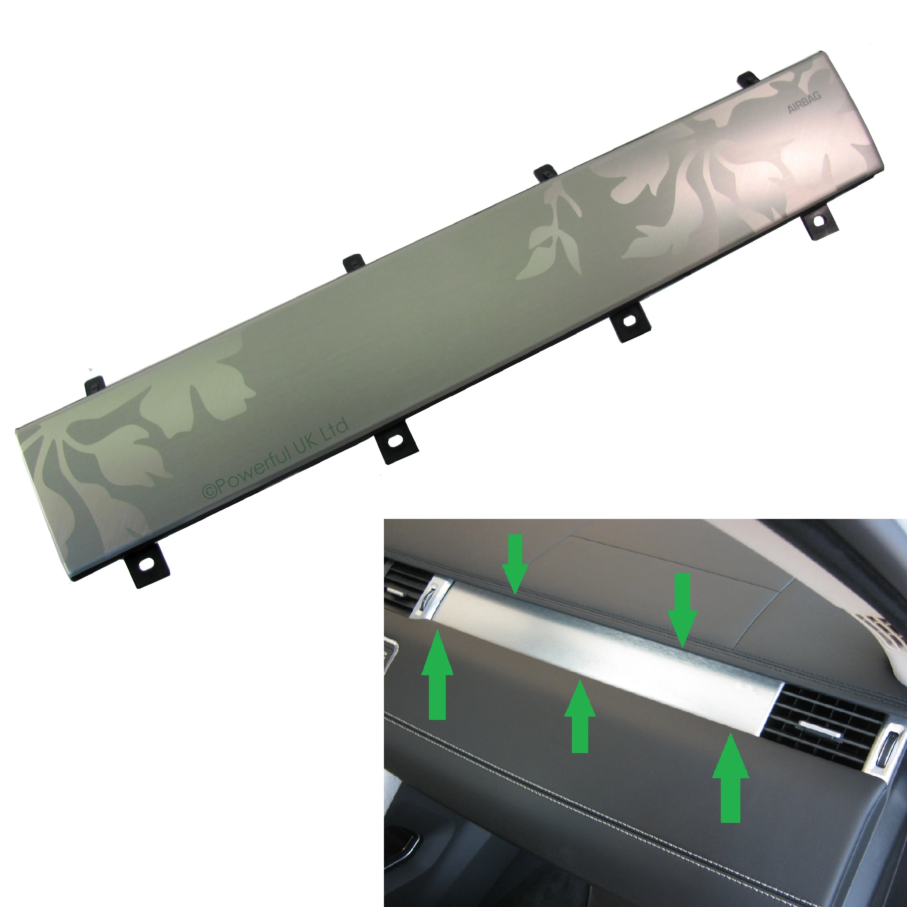 Interior Glove Box Dash Trim panel Victoria Beckham Edition for LHD Range Rover Evoque