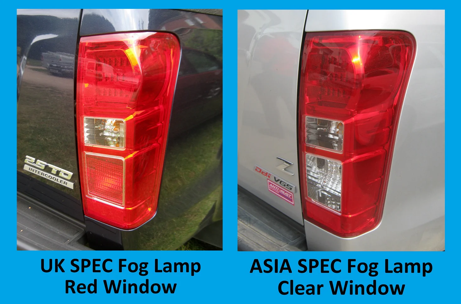 Isuzu Rodeo DMax Pickup (2012-21) Rear Light inc Loom+Bulbs - RH - Image 6