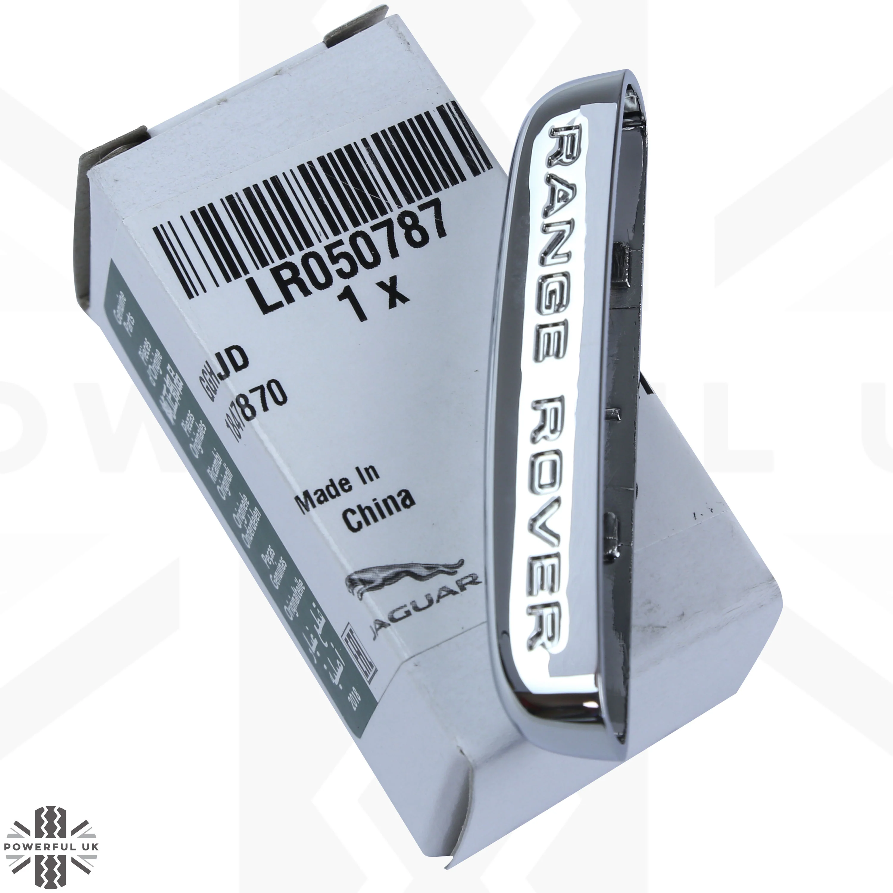 Keyfob Metal Side Piece for Range Rover Evoque - with Logo - Genuine - Image 3