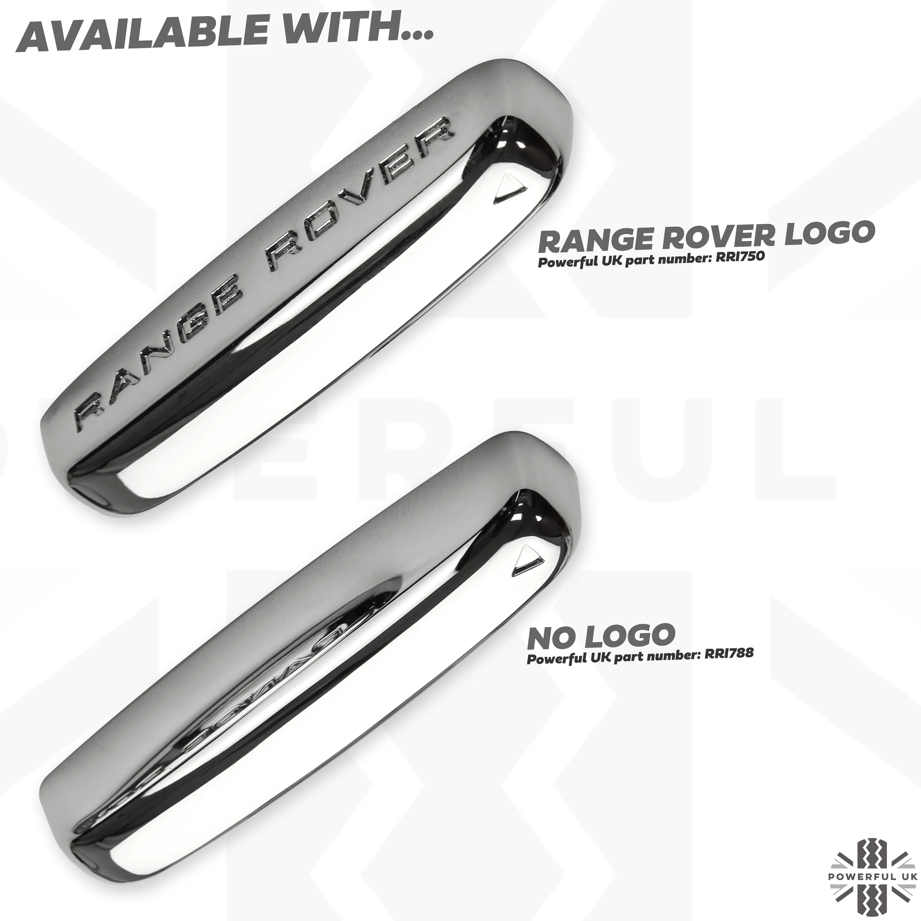 Keyfob Metal Side Piece for Range Rover L322 - with Logo - Genuine - Image 6