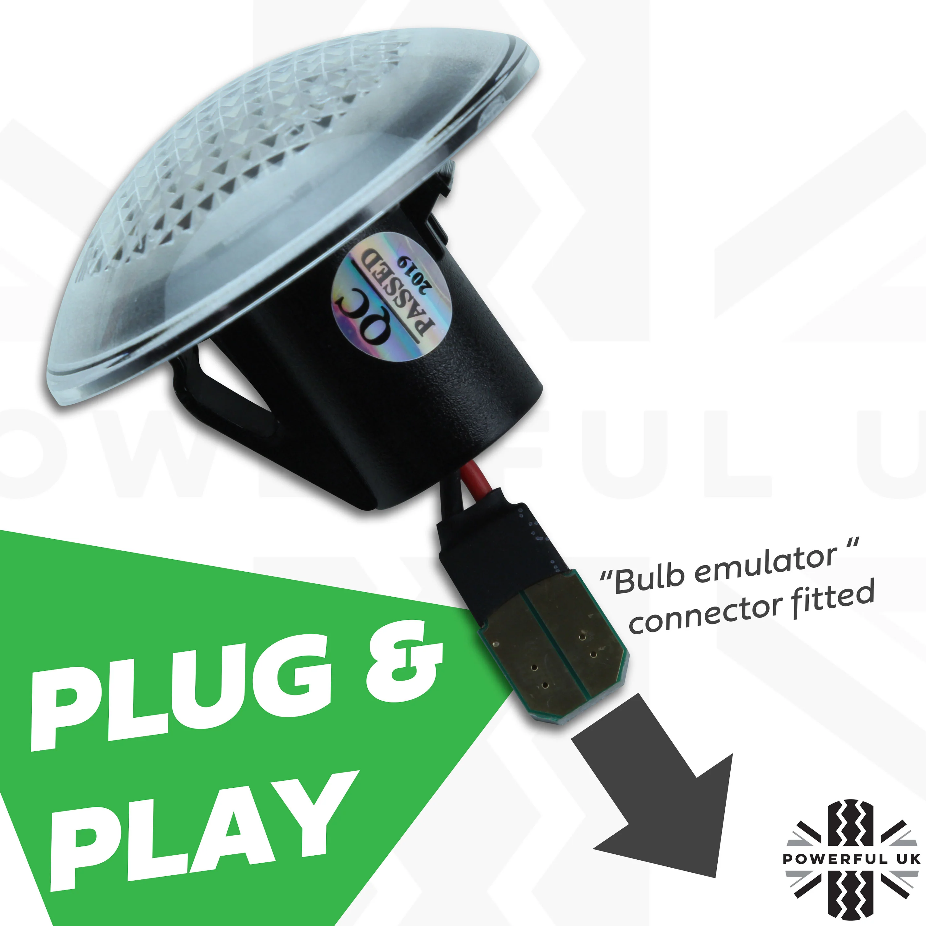 LED Dynamic Sweep Side Repeaters for Range Rover L322 (Pair) - Clear - Image 5