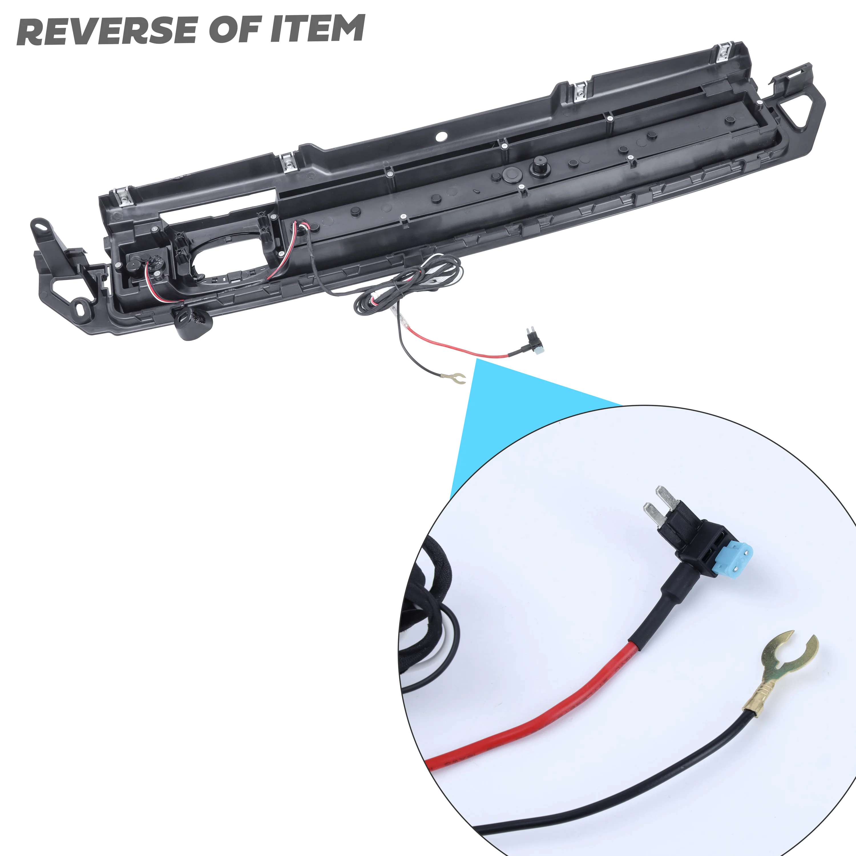 LED Front Grille Assembly for Land Rover Defender L663 - Smoked LED Strip - Image 4