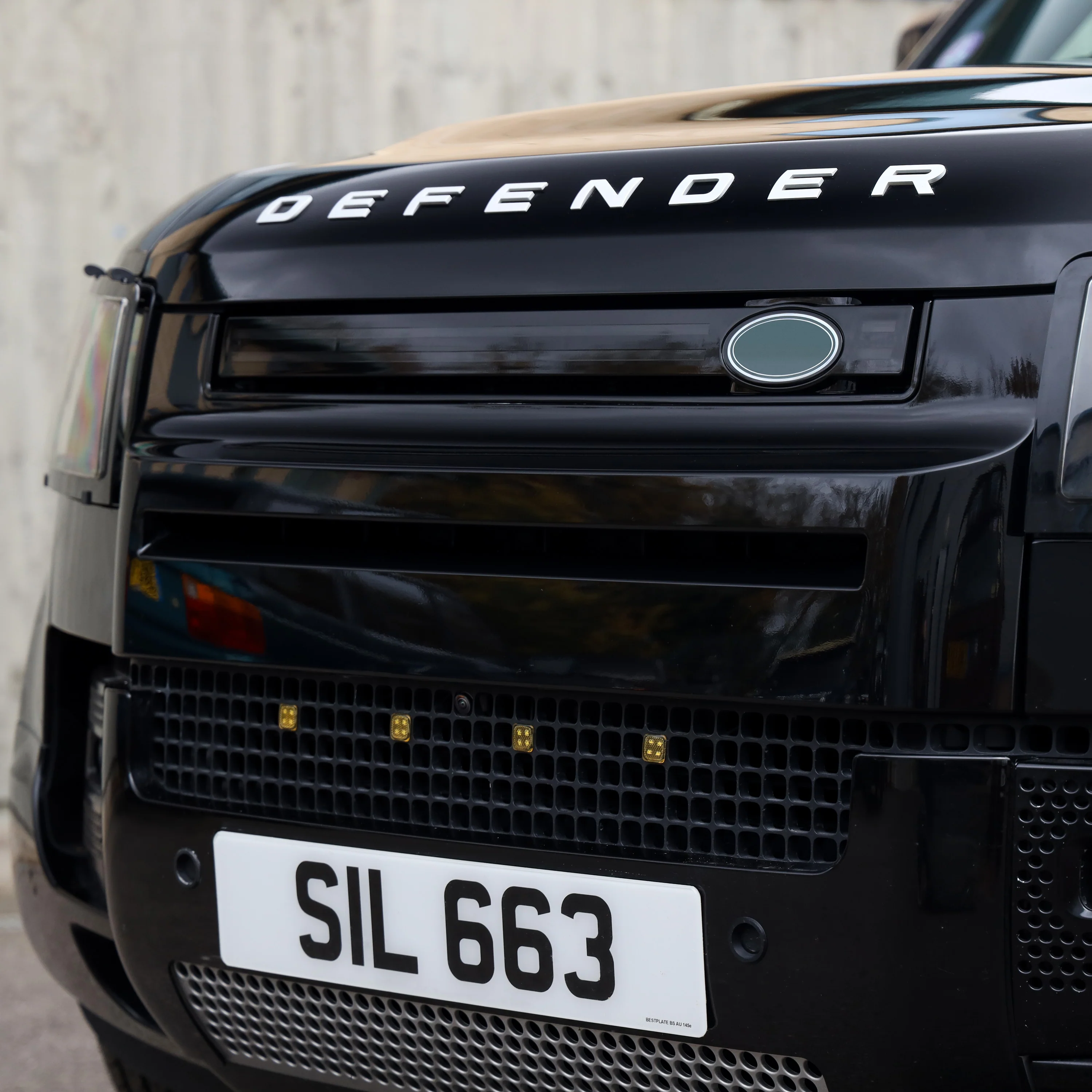 LED Front Grille Assembly for Land Rover Defender L663 - Smoked LED Strip - Image 6