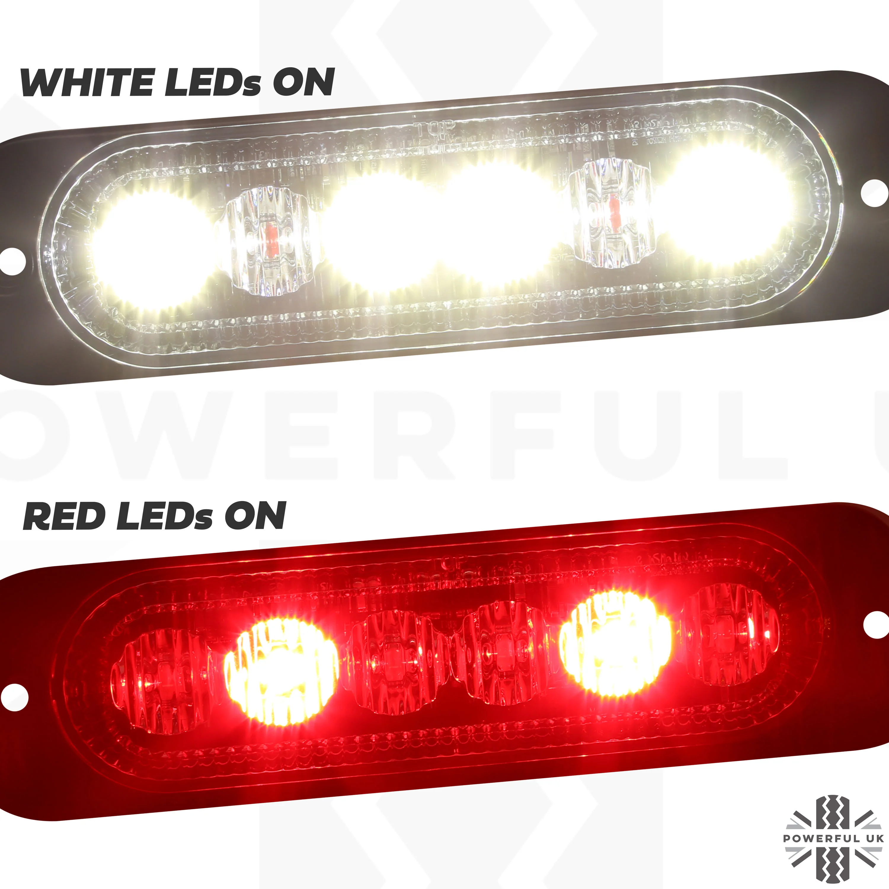 LED rear light upgrade kit for Land Rover Defender L663 - White + Red - Image 4