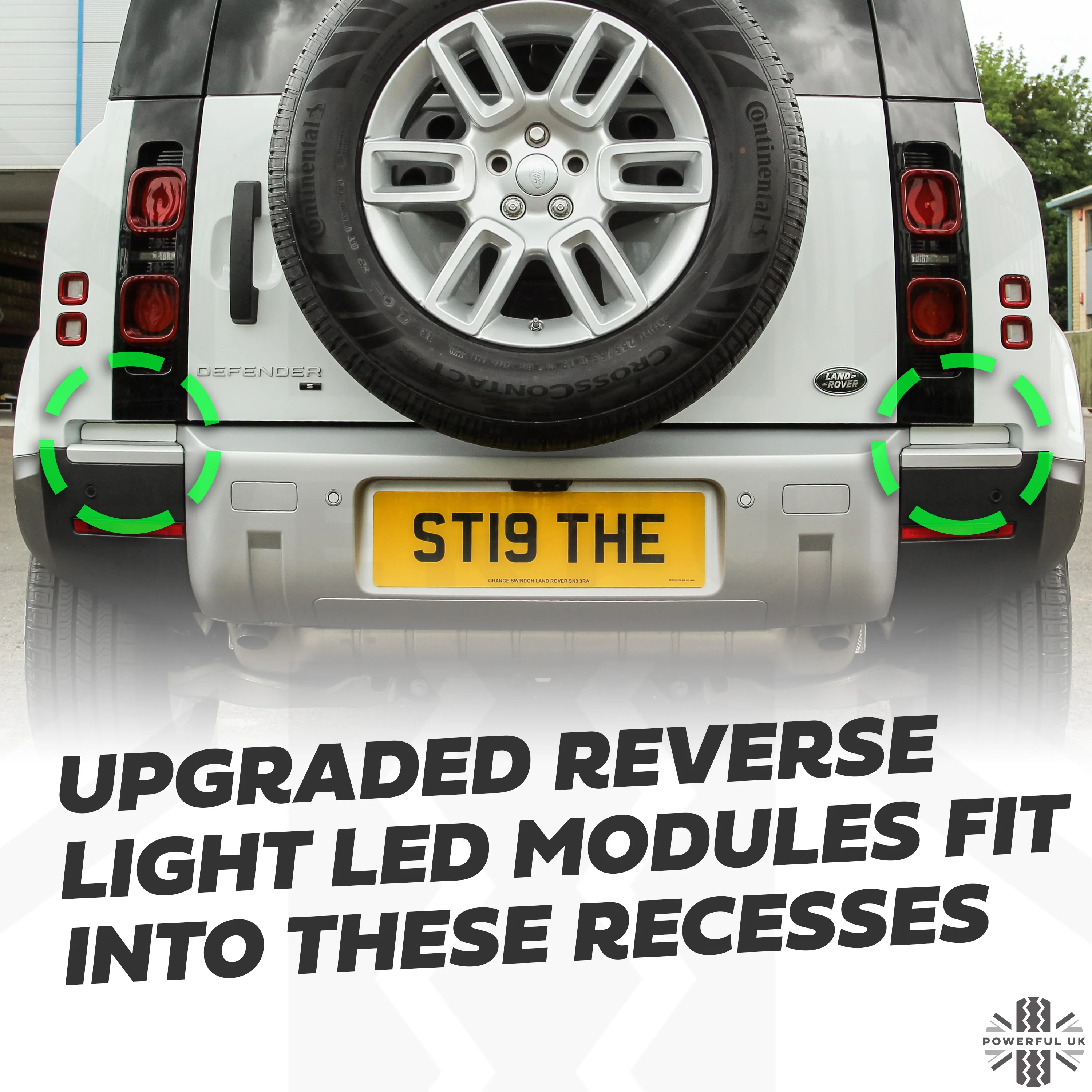 LED rear light upgrade kit for Land Rover Defender L663 - White + Red - Image 7