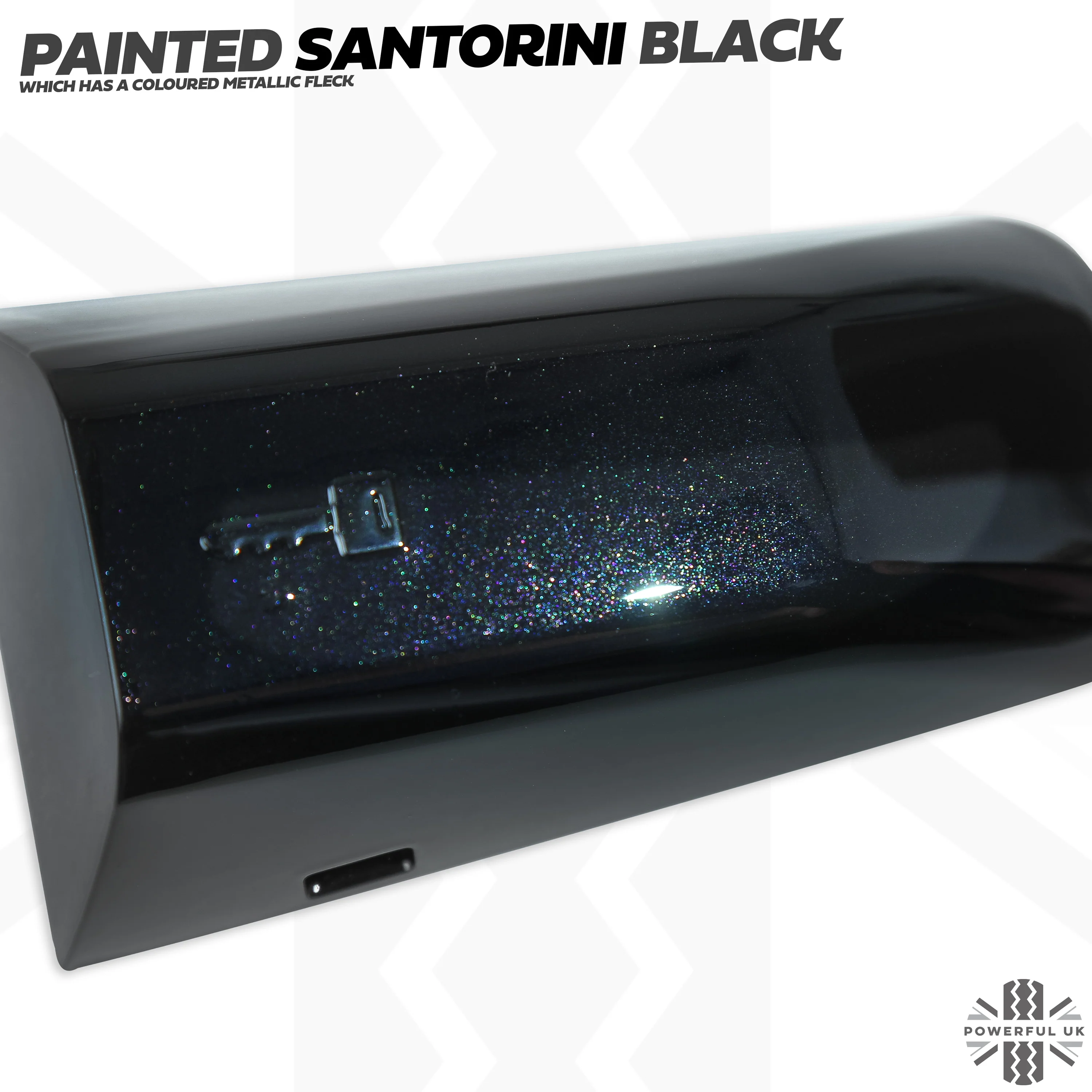 LEFT Door Handle Key Piece for Land Rover Discovery 5 - Santorini Black - Image 4
