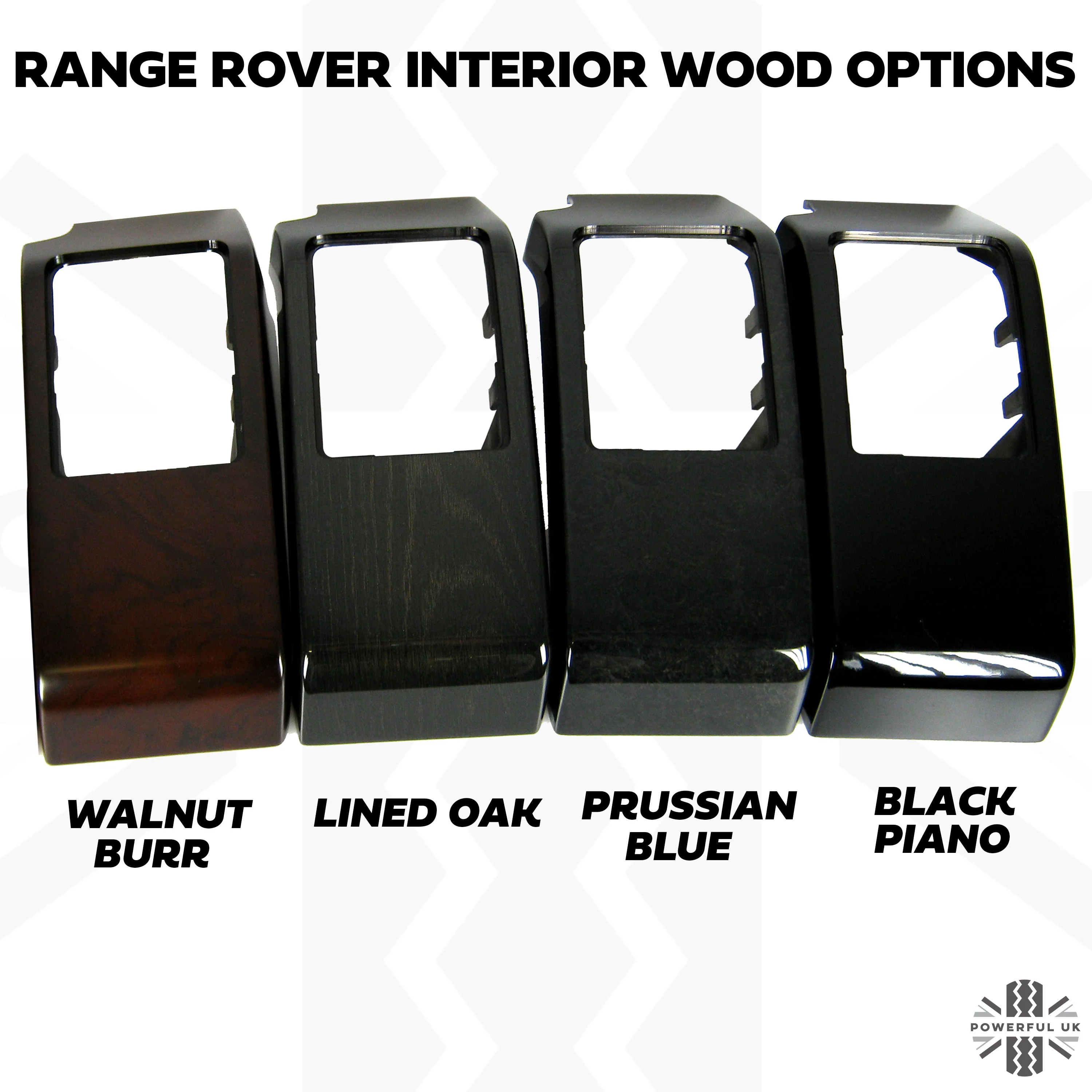 Lined Oak Dash End Panels for Range Rover L322 - RHD - Image 7
