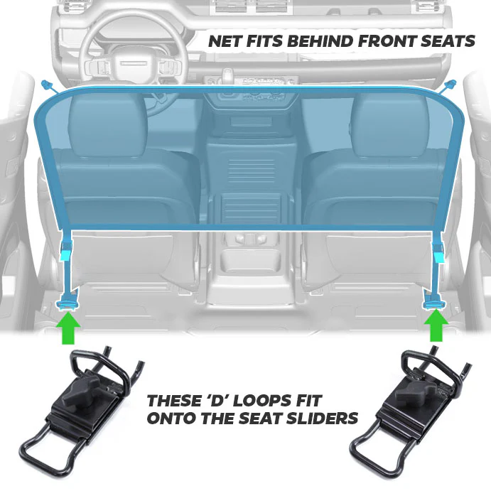 Genuine Loadspace Partition Net for Land Rover Defender L663 (90) - Image 3