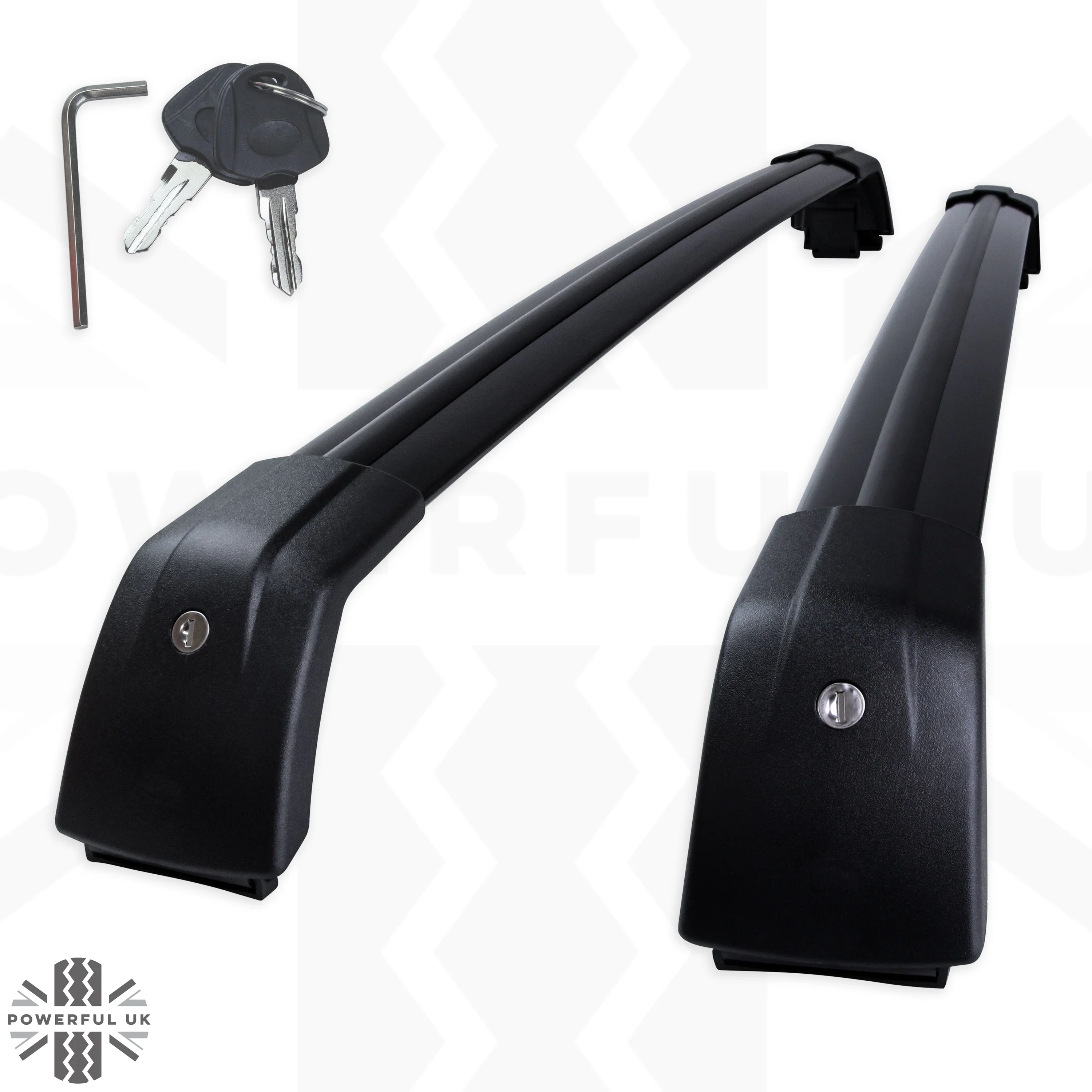 Locking Cross Bars - Black for Range Rover Evoque  2011-18 - Image 3