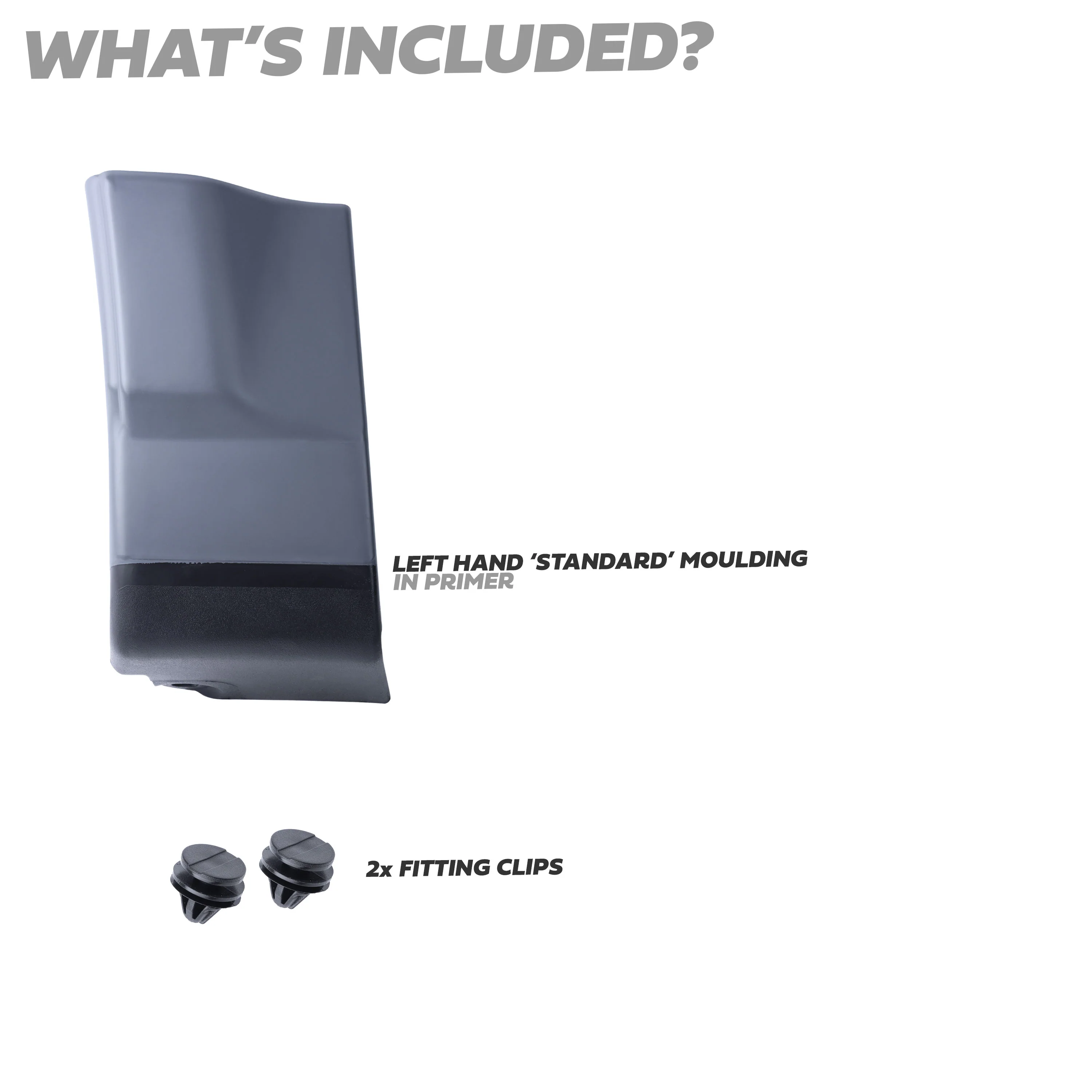 Lower Door Moulding in Primer - Front Left Small Section - for Land Rover Freelander 2 - Image 4