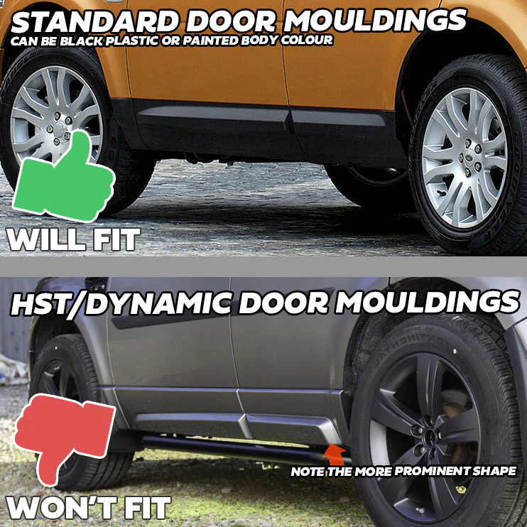 Lower Door Moulding in Textured Plastic - Front Right Small Section - for Land Rover Freelander 2 - Image 8